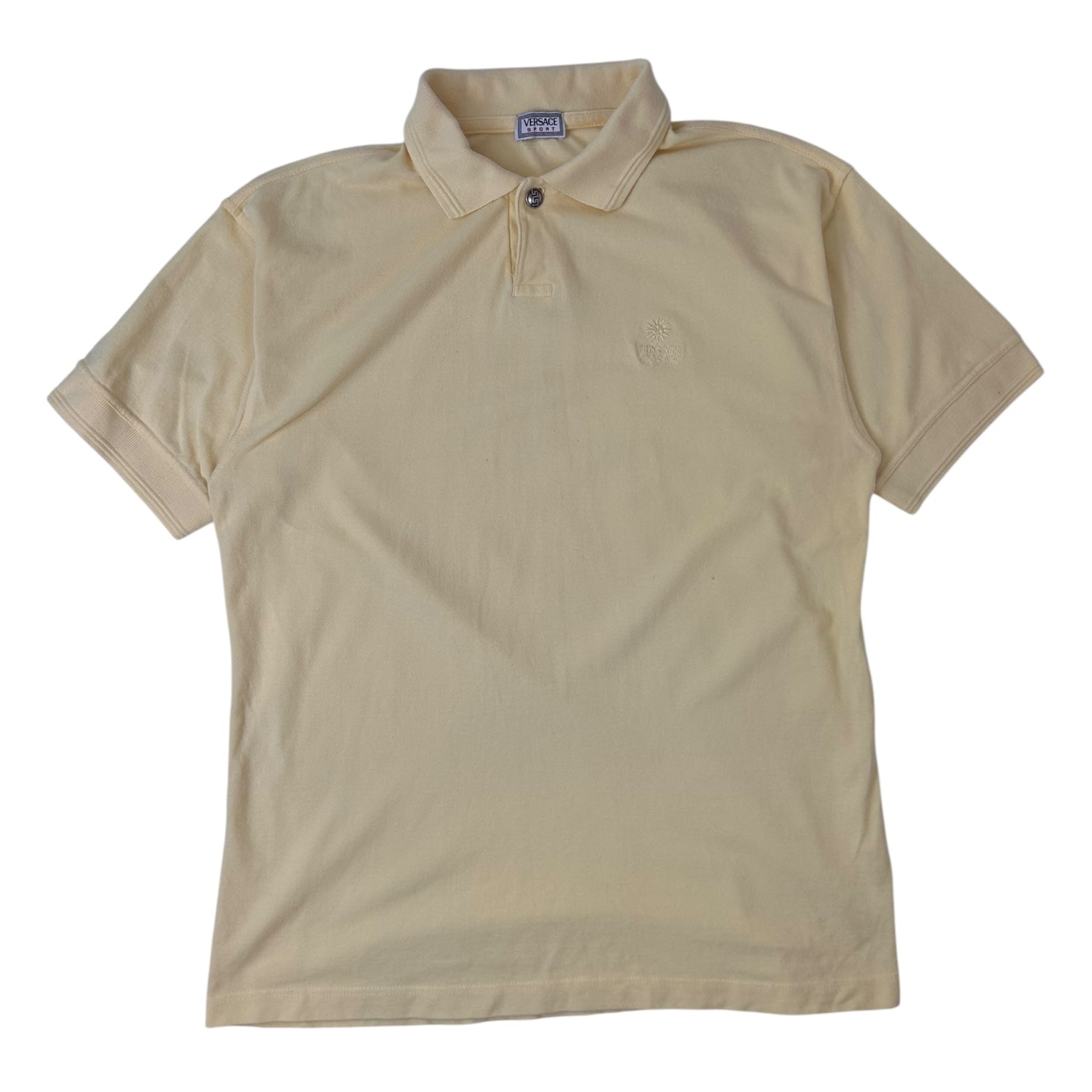 Vintage Versace Sport Polo Yellow