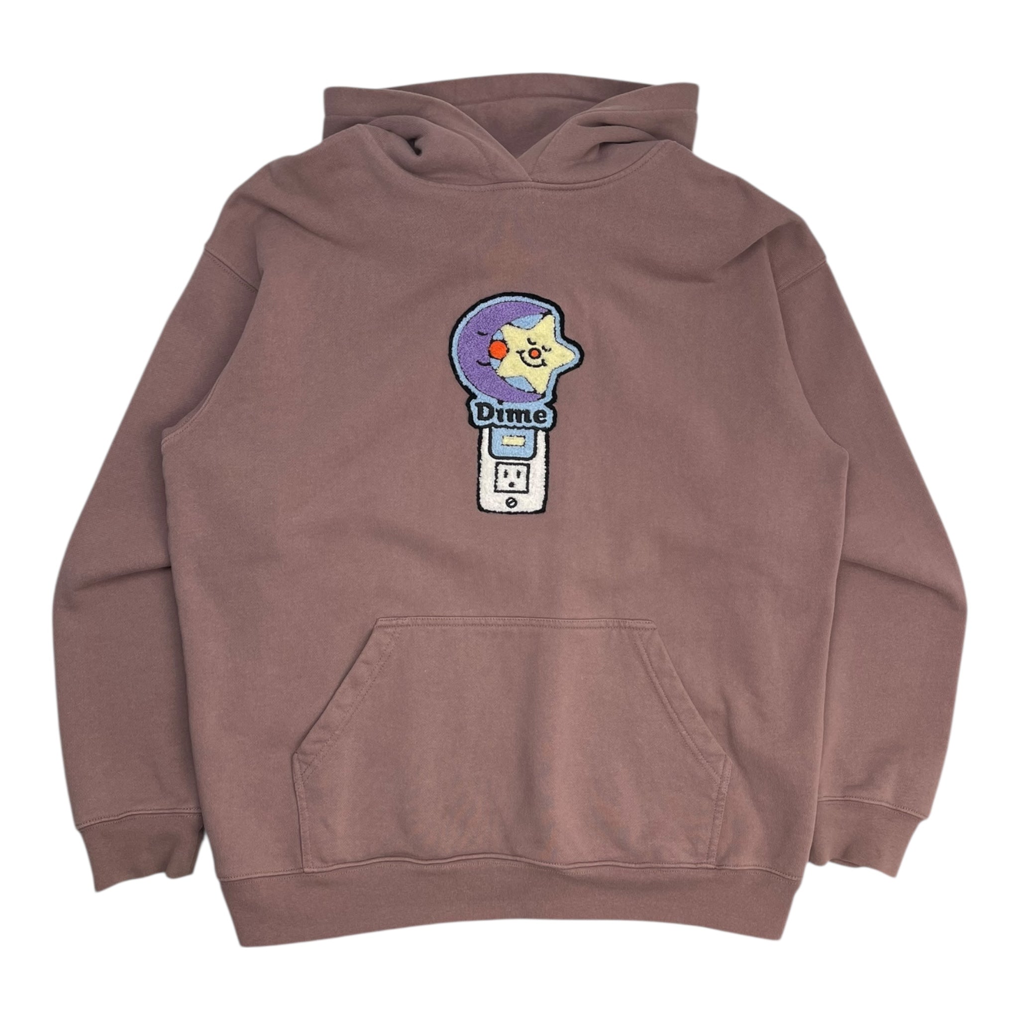 Dime Nightlight Chenille hoodie Twilight Mauve