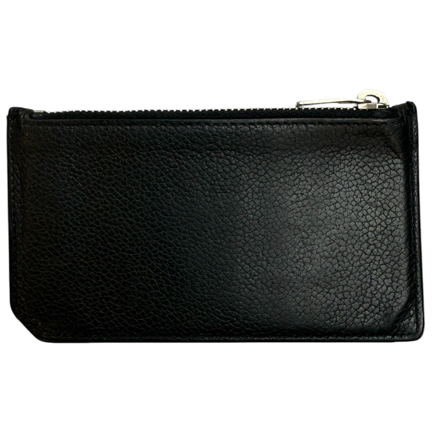 Saint Laurent Fragments Zipper Card Holder Black