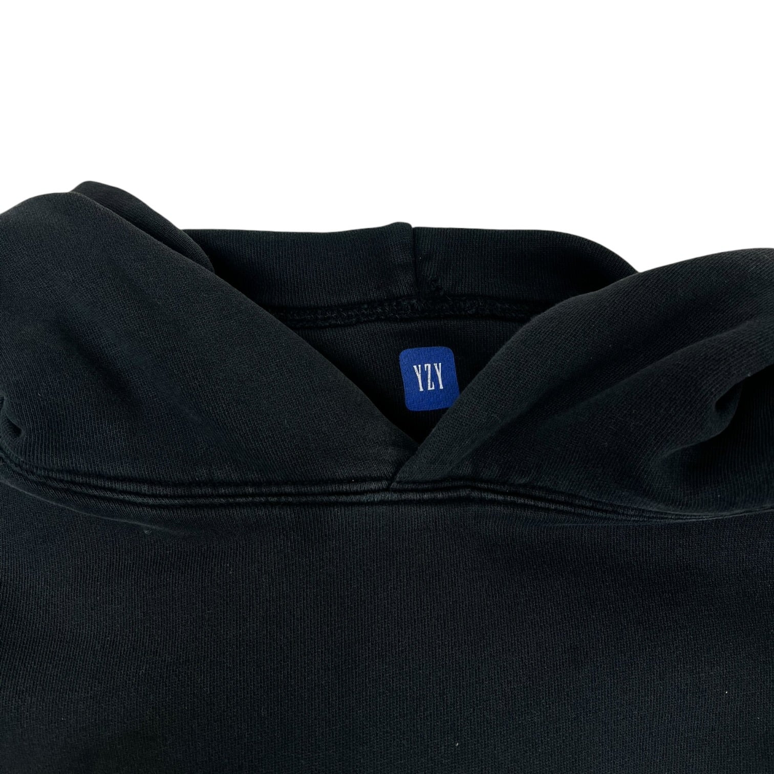 Yeezy GAP Engineered Balenciaga Washed Black Hooded Sweatshirt