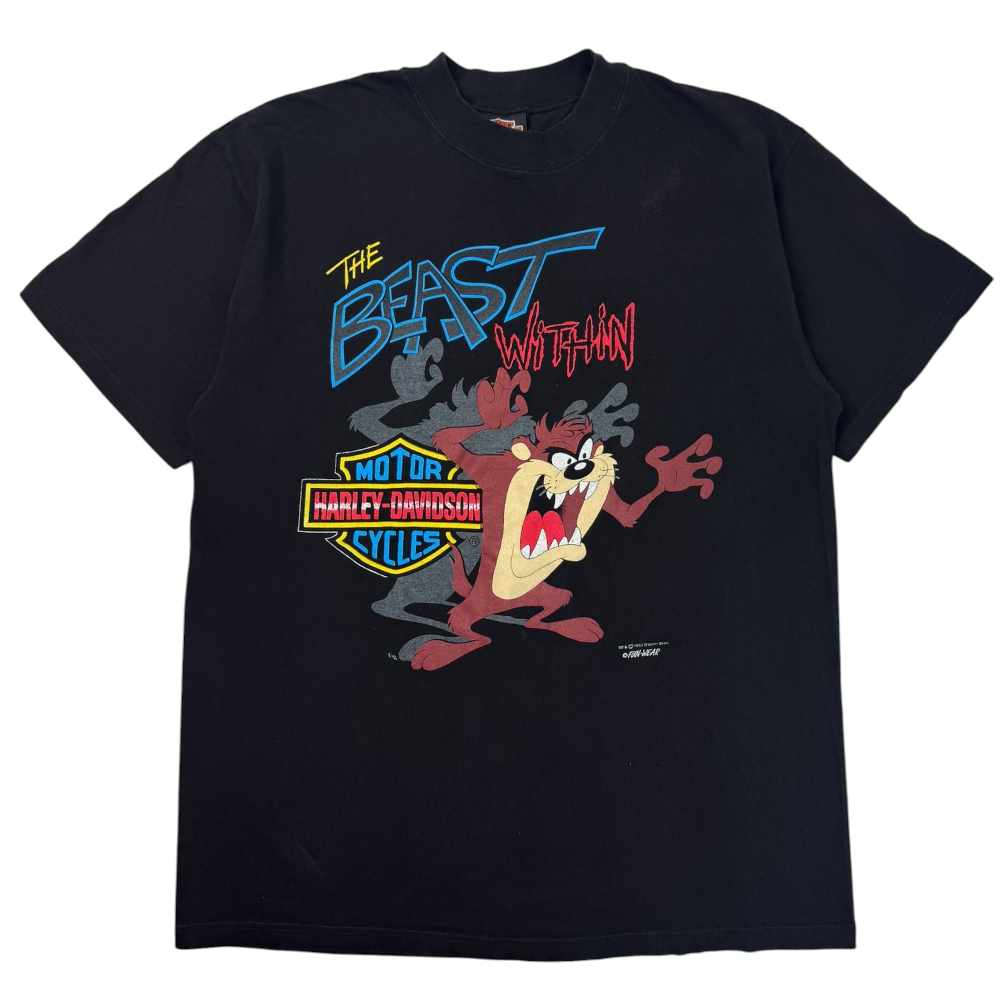 1993 Harley Davidson Taz “The Beast Within” Sturgis T-Shirt