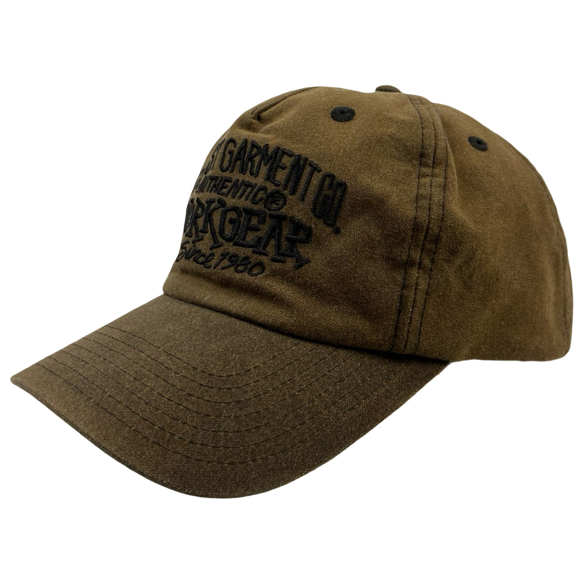 Stussy Mid-Depth Workgear Waxed Snapback Hat
