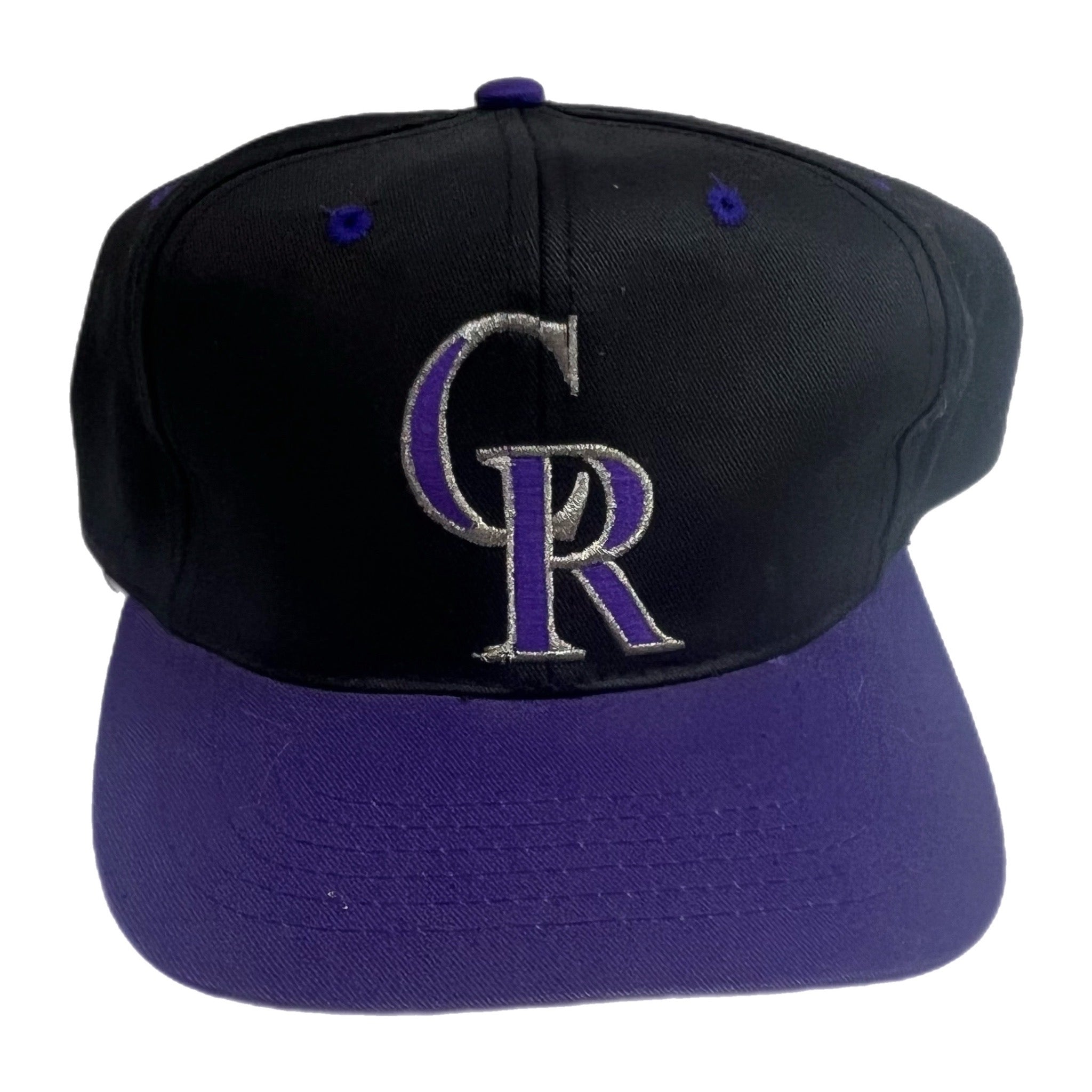 Vintage Colorado Rockies Black/Purple Hat