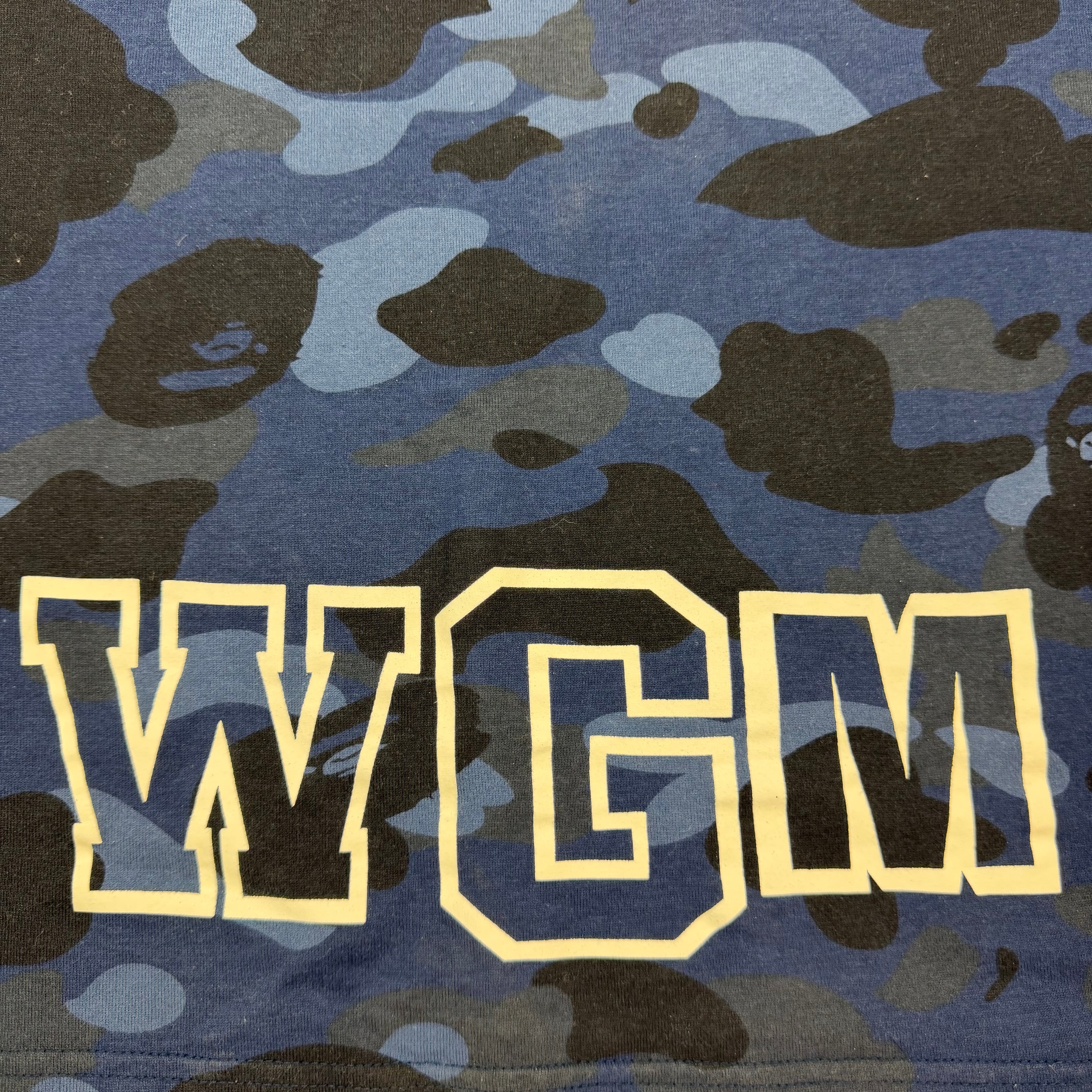 Bape Color Camo Shark Tee Blue