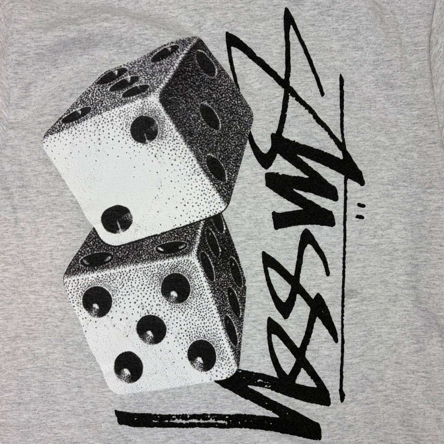Stussy Tall Dice T-Shirt Grey