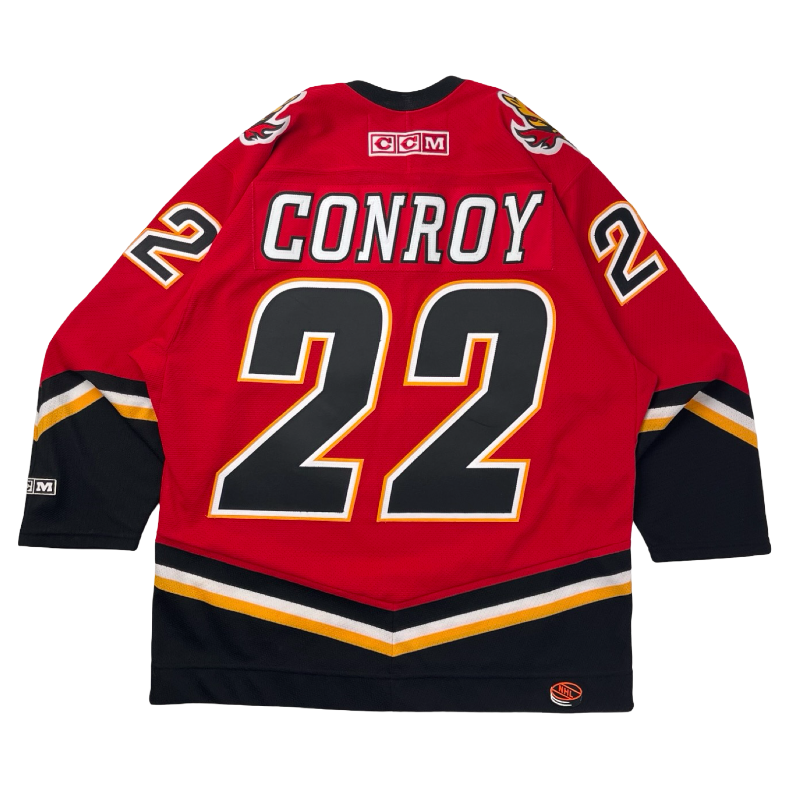 Vintage CCM Calgary Flames Craig Conroy NHL Home Jersey