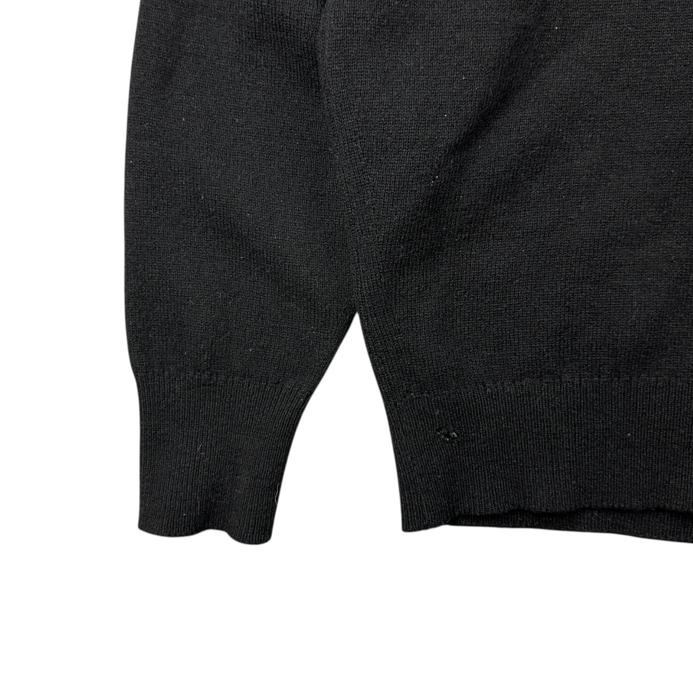 Vintage Burberrys London Knit Sweater Black