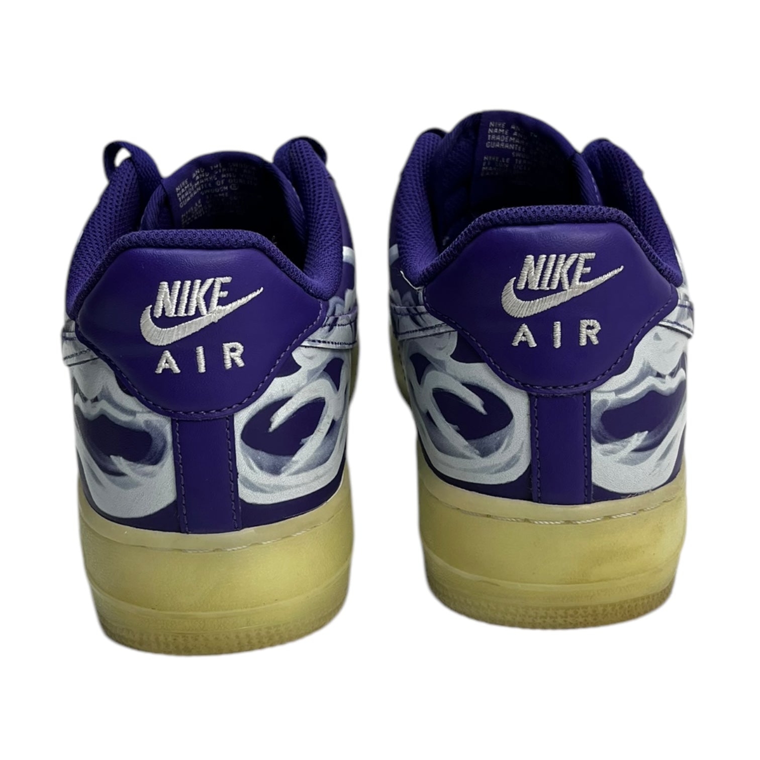 Nike Air Force 1 Low '07 QS Purple Skeleton Halloween (2021) (Used)