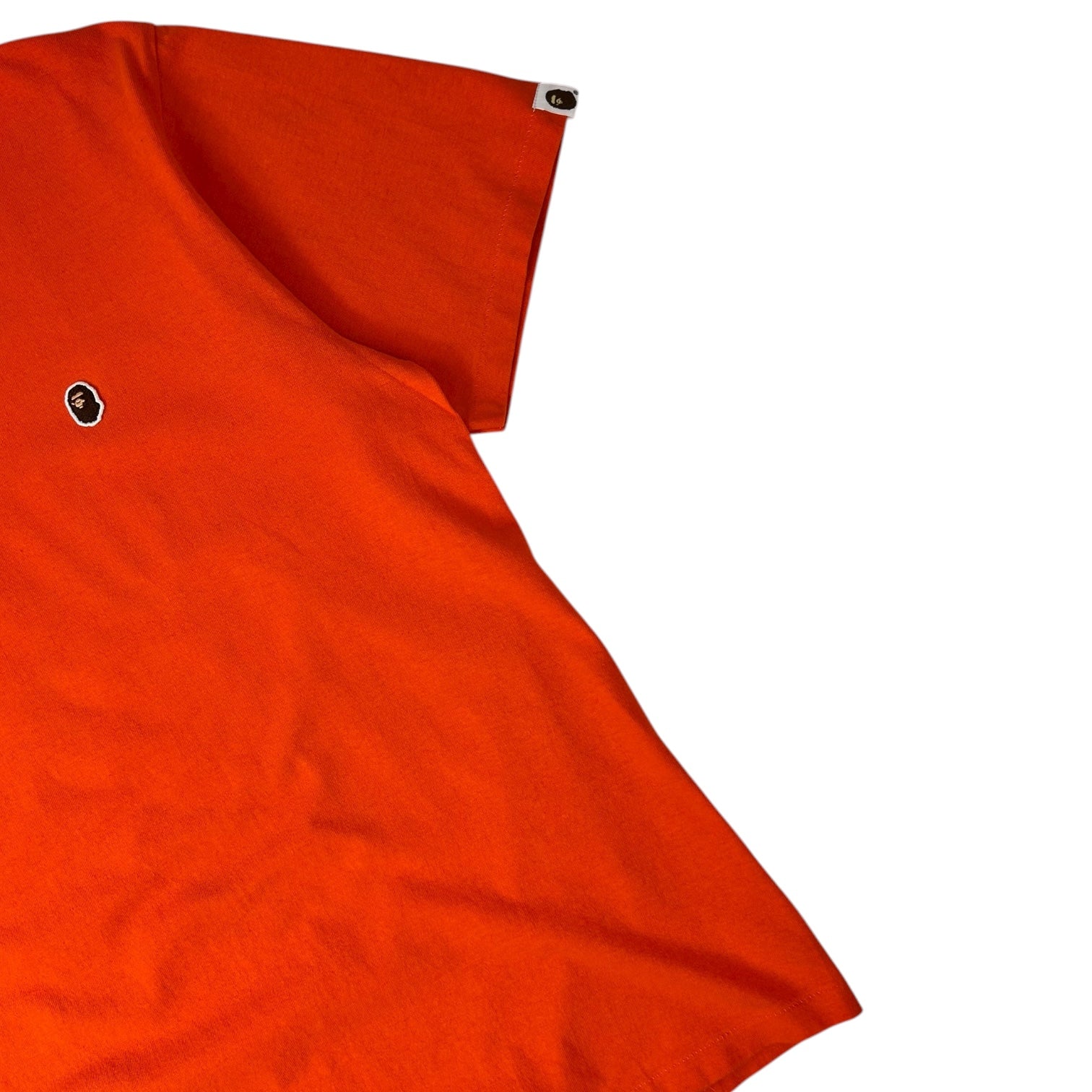 BAPE Ape Head One Point T-Shirt Orange