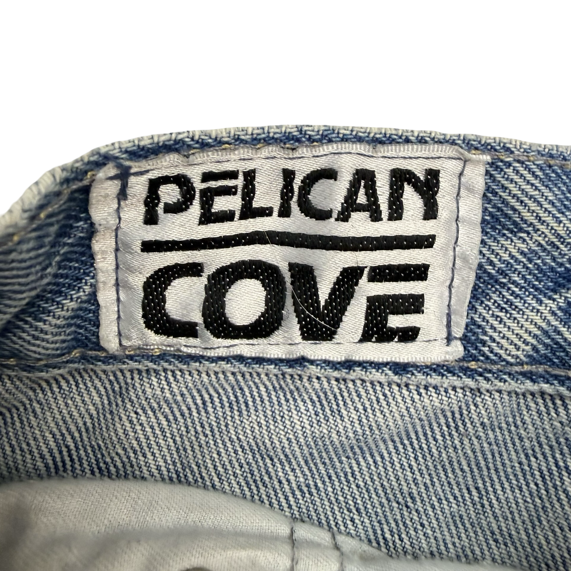 Vintage Pelican Cove Cut Off Denim Shorts Light Wash