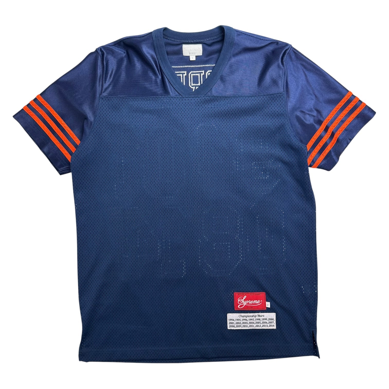 Supreme Championship Football Jersey Blue/Orange