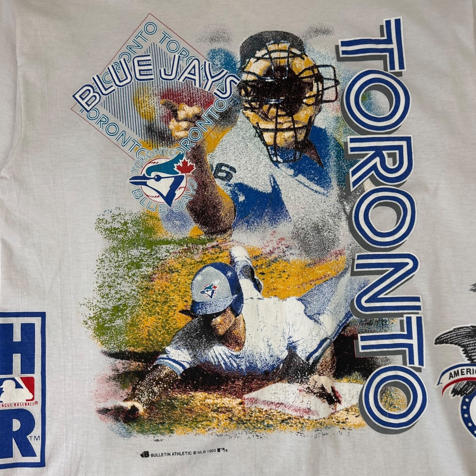 Vintage Toronto Blue Jays AOP T-Shirt White