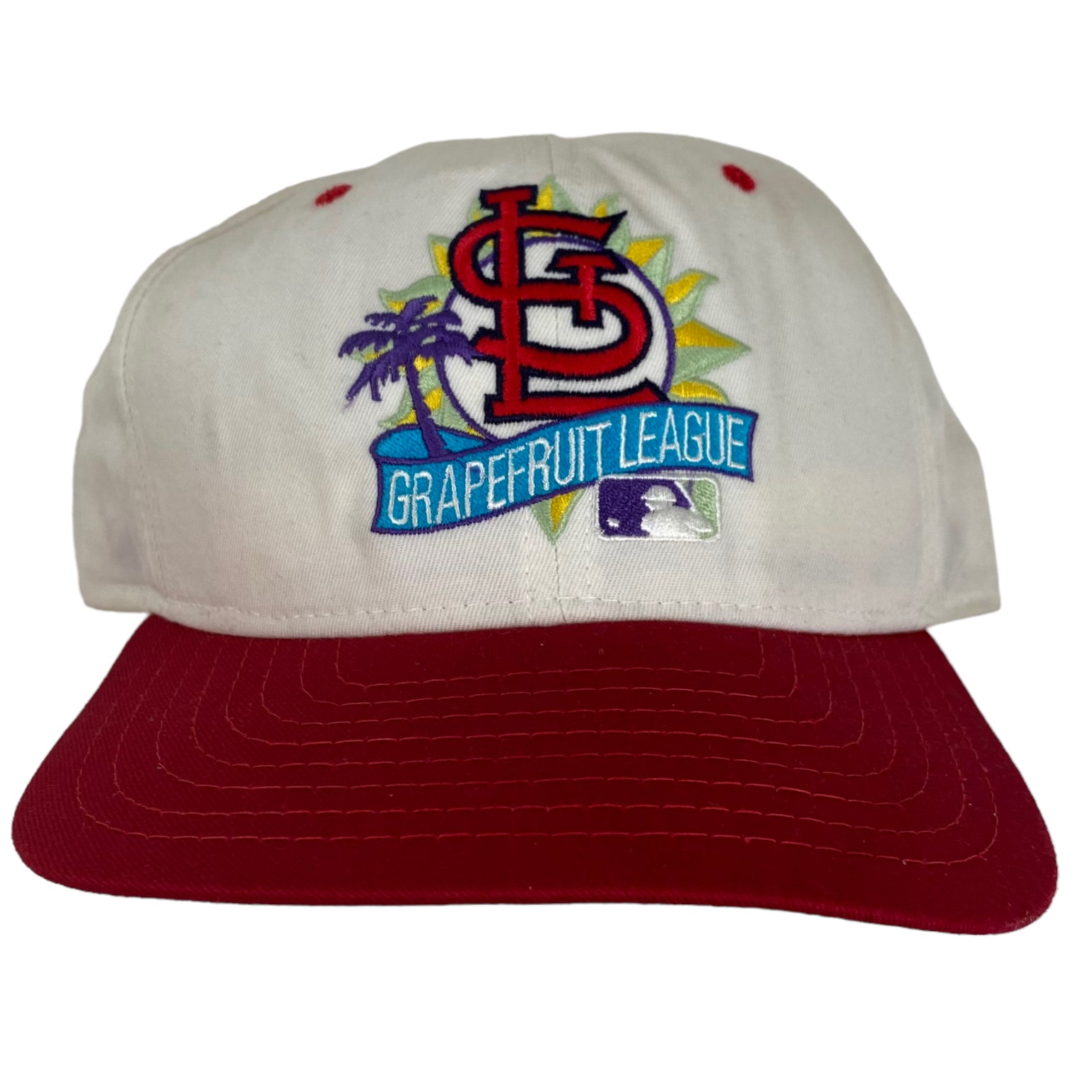 Vintage St. Louis Cardinals League Spring SnapBack Hat White