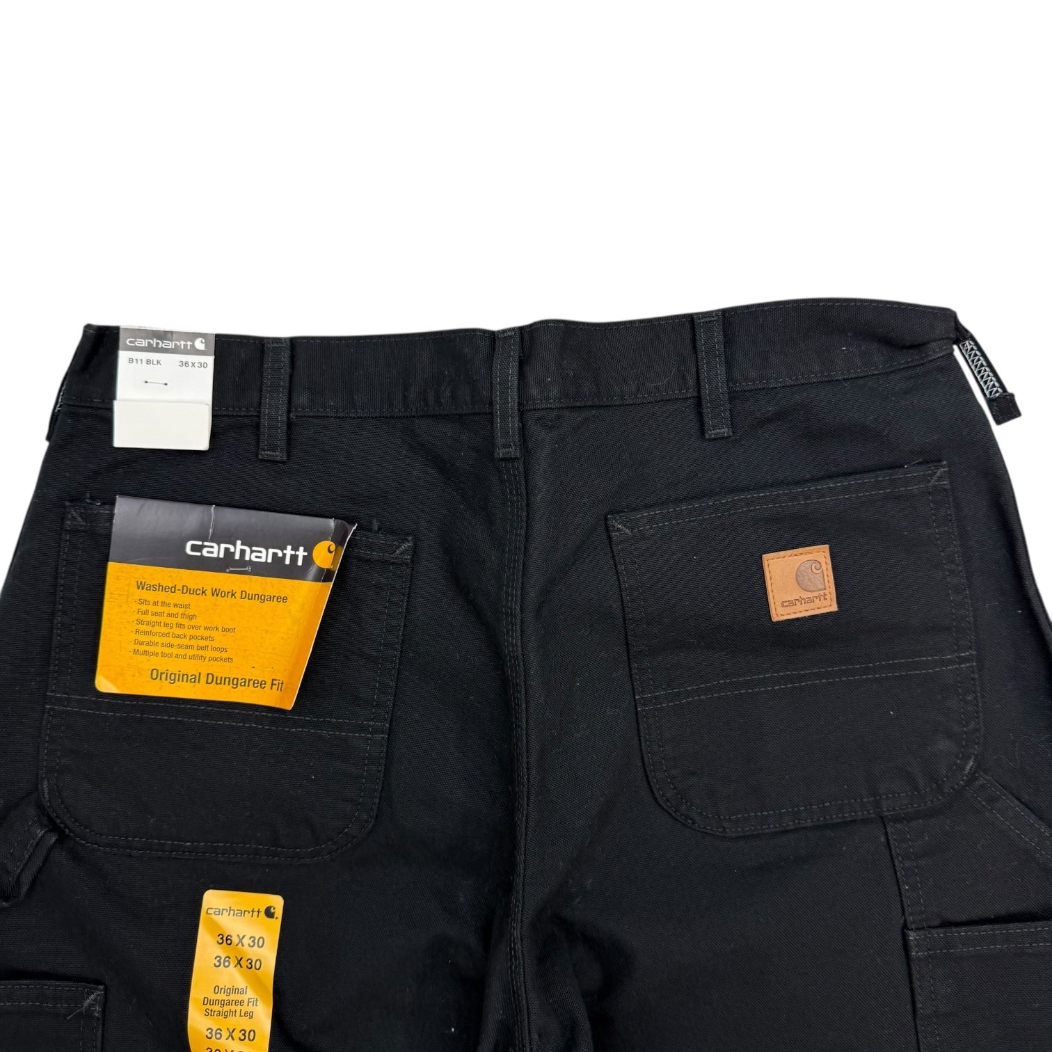 Vintage Carhartt Dungaree Pants Black