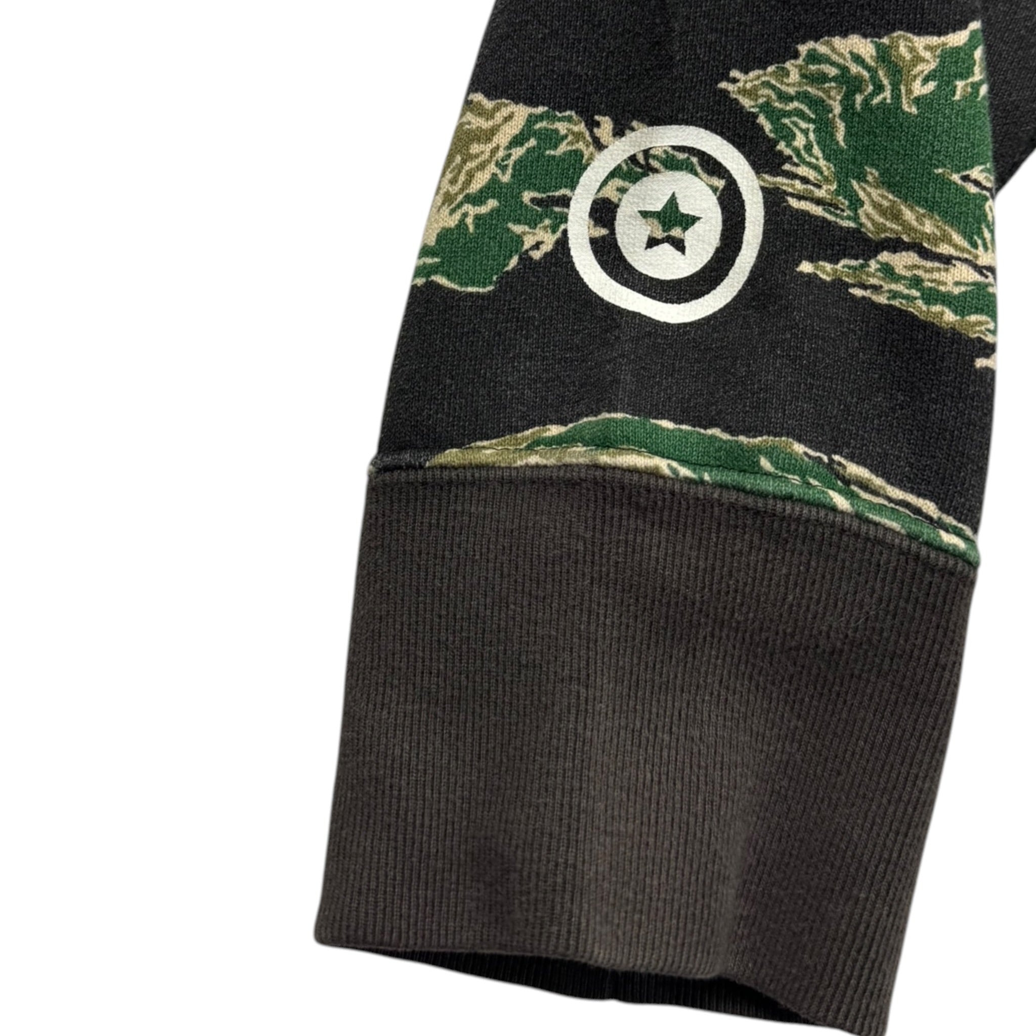 BAPE Tiger Camo Tiger Full Zip Hoodie Green