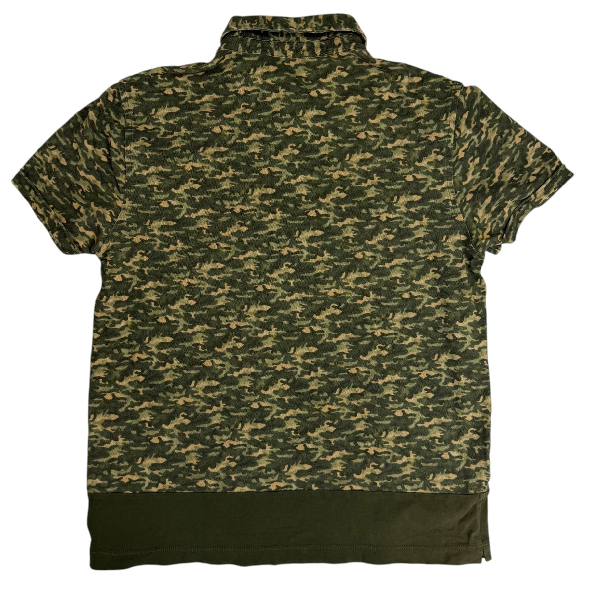(W) Moncler Camo Polo Green
