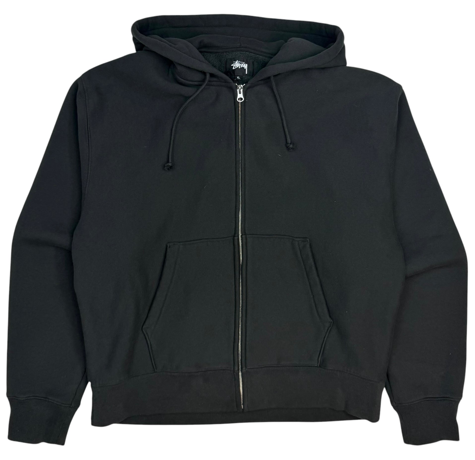 Stussy Basic Diamond Zip Hoodie Black