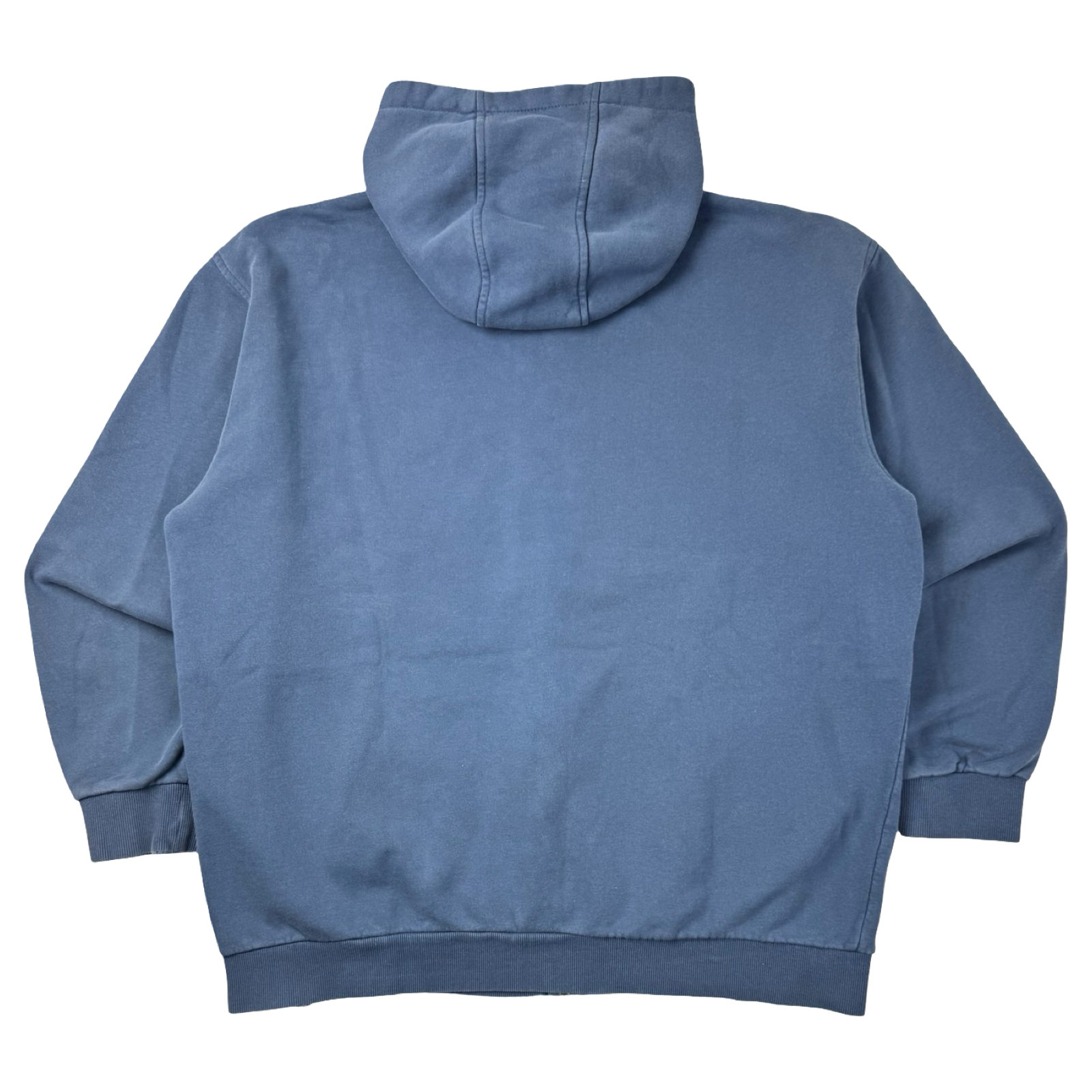 Y2K DC Shoe Co. Logo Zip Up Hoodie Blue/Tartan