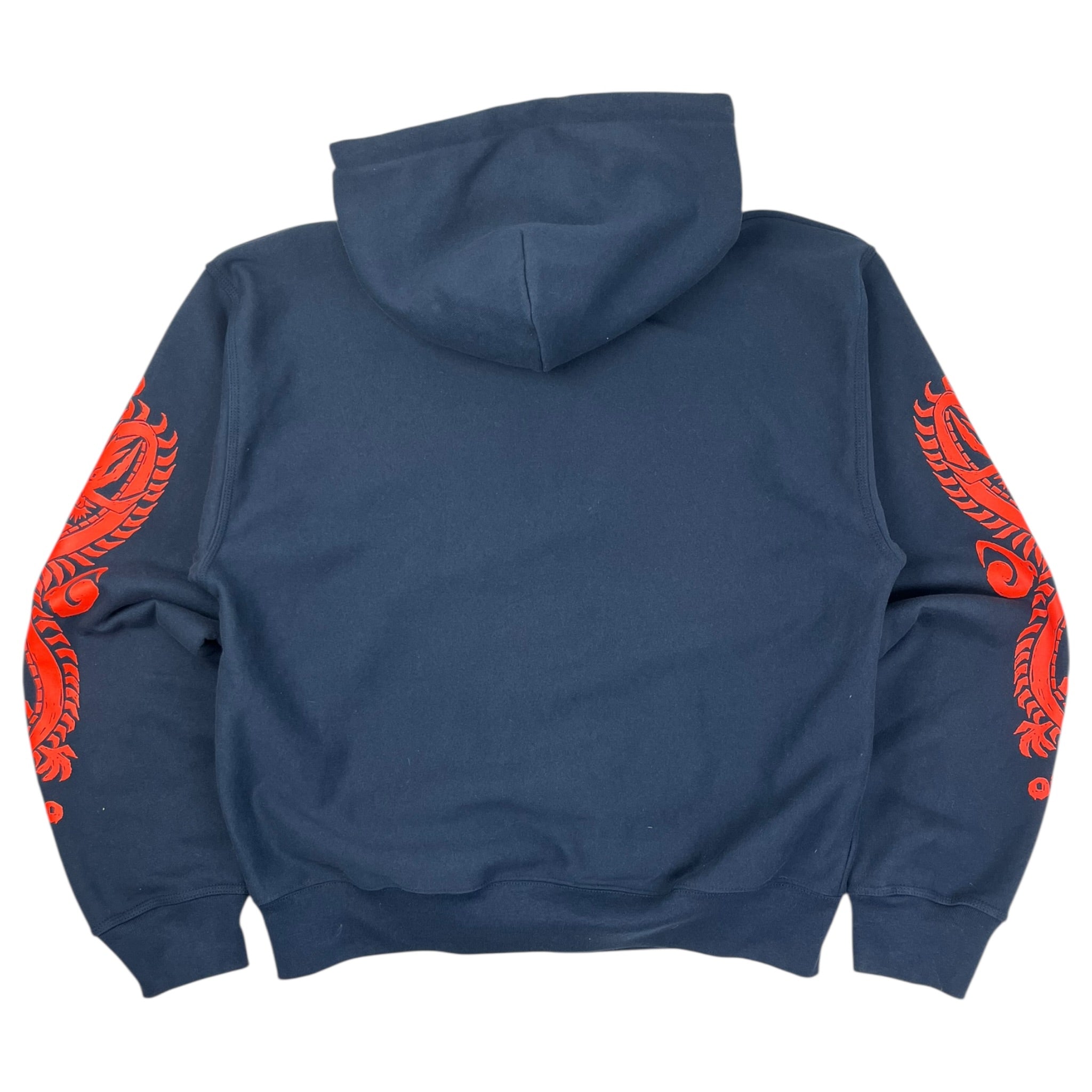 Stussy Dragons Zip Up Hoodie Navy