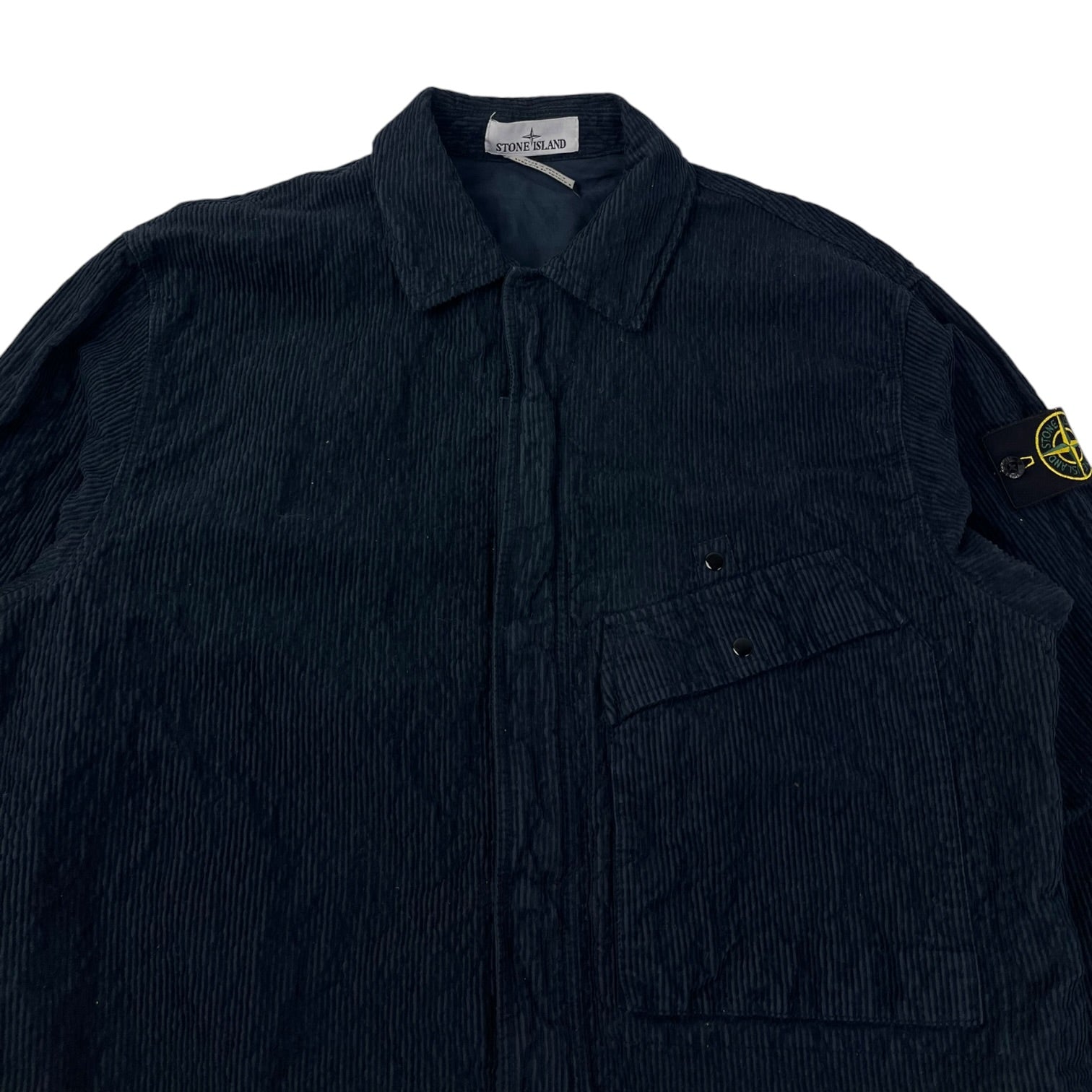 Stone Island Corduroy Compass Patch Overshirt