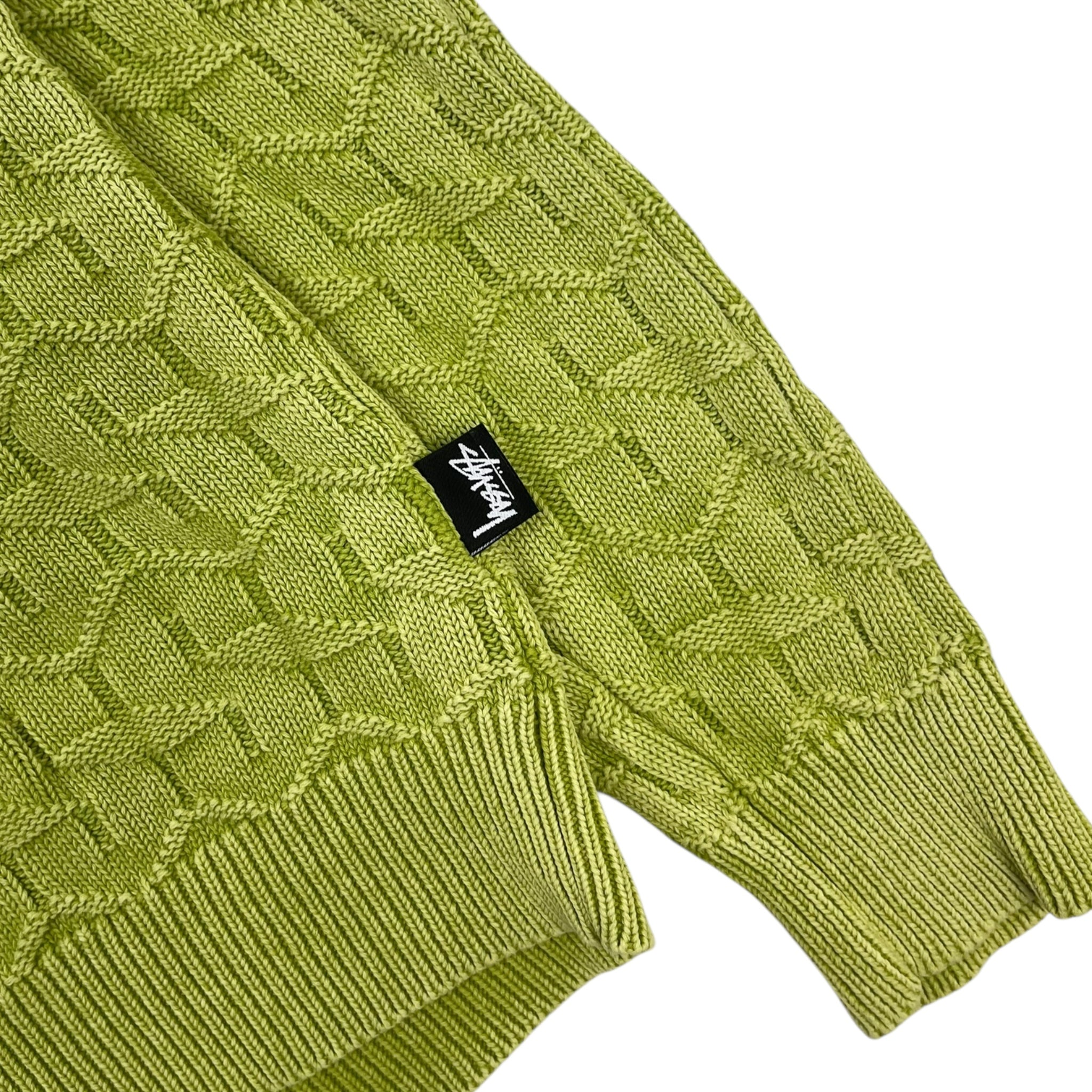 Stussy Strand Sweater Lime Green