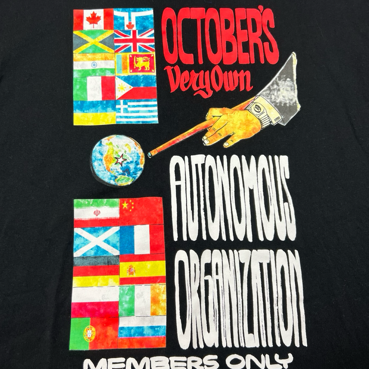 October's Very Own OVO Global Syndicate Members Only T-shirt