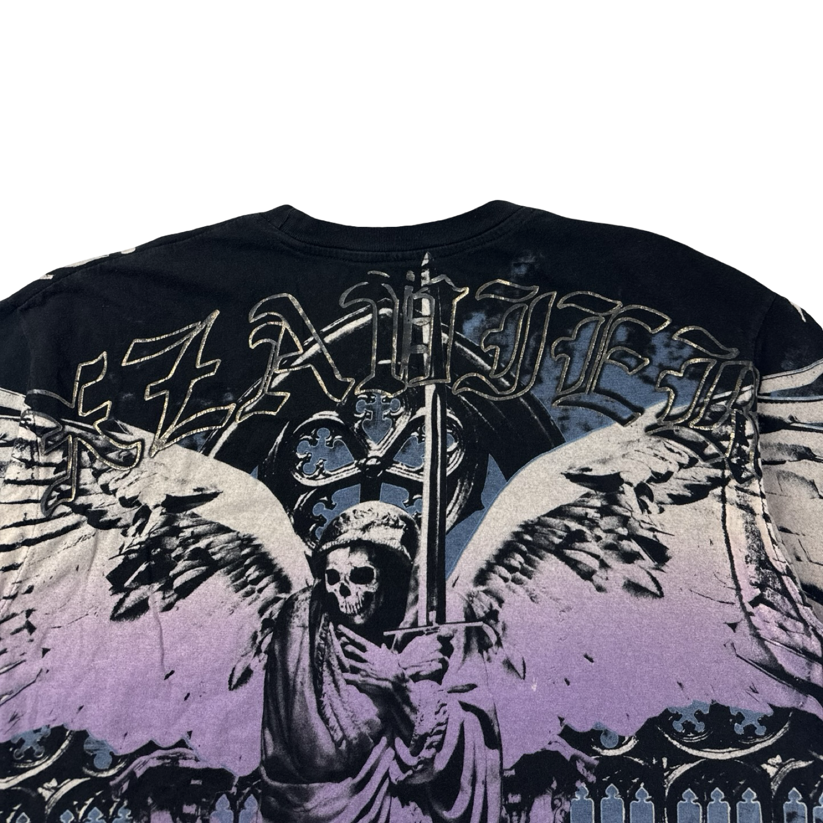 Vintage Y2K Xzavier Cyber Emo Gothic Cathedral T-Shirt