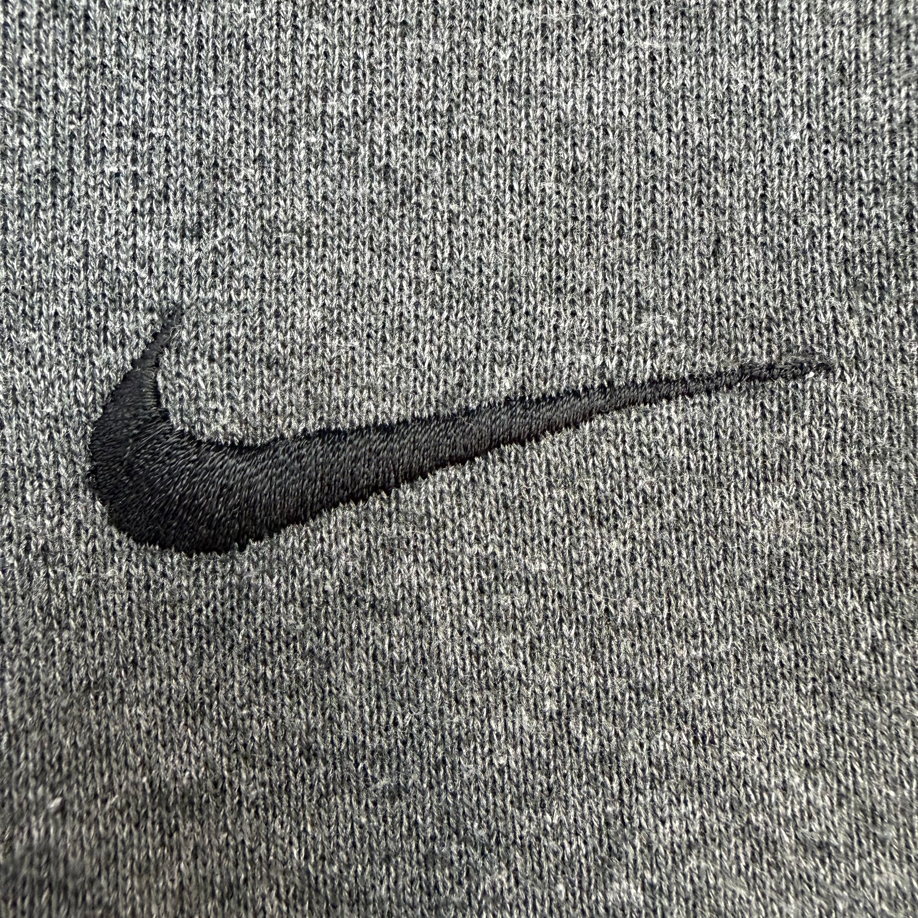 Vintage Nike Swoosh Hoodie Dark Grey