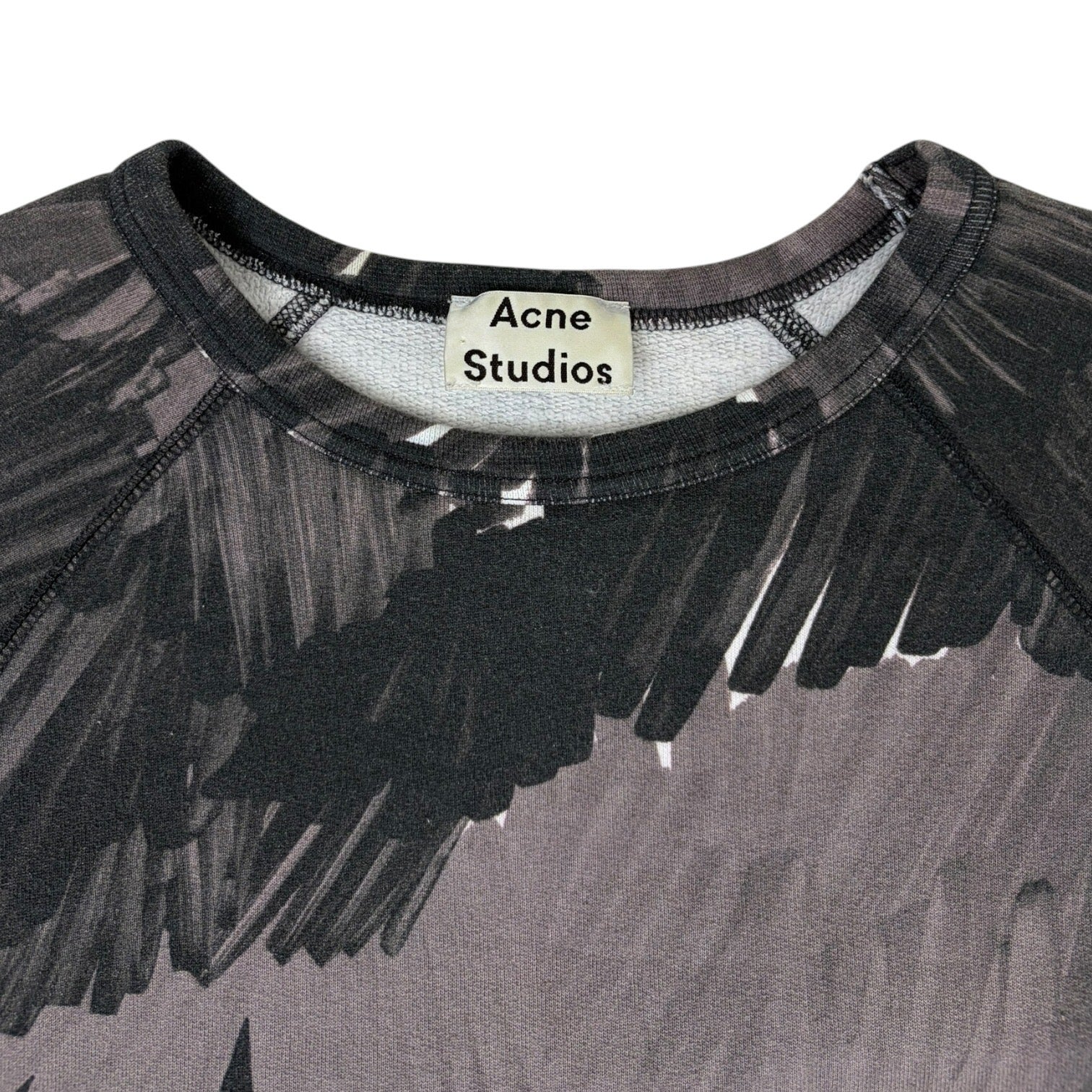 Acne Studios Scribble Crewneck Grey