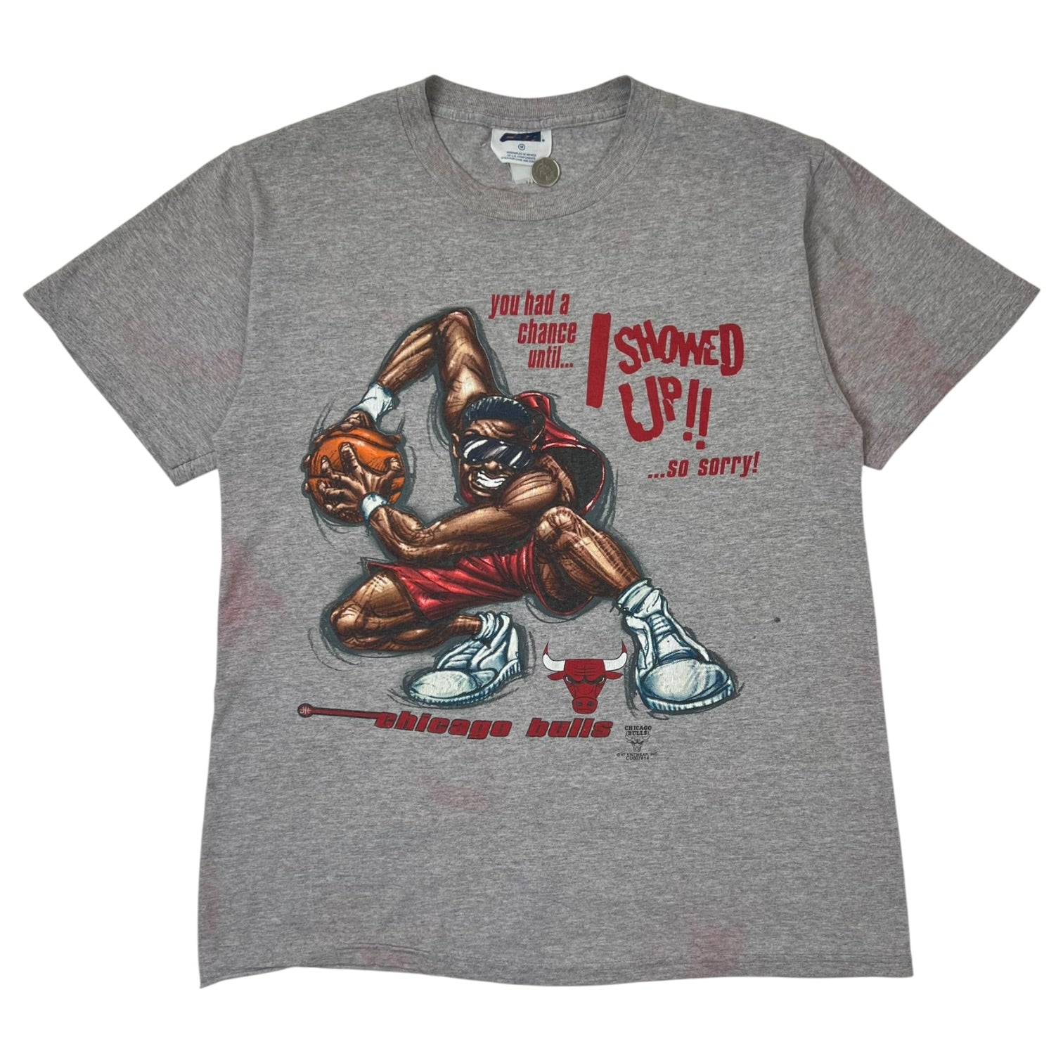 Vintage Chicago Bulls “You Had A Chance” T-Shirt Grey