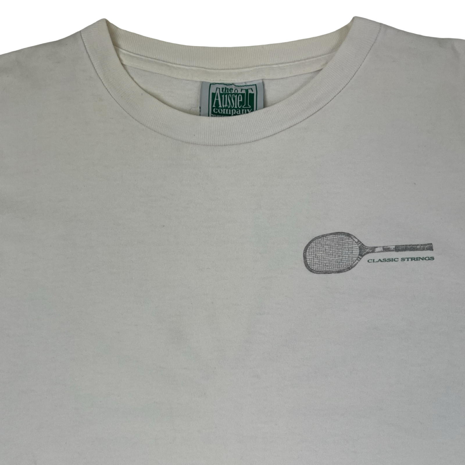 Vintage Aussie Tee Company “Classic Strings” T-Shirt White