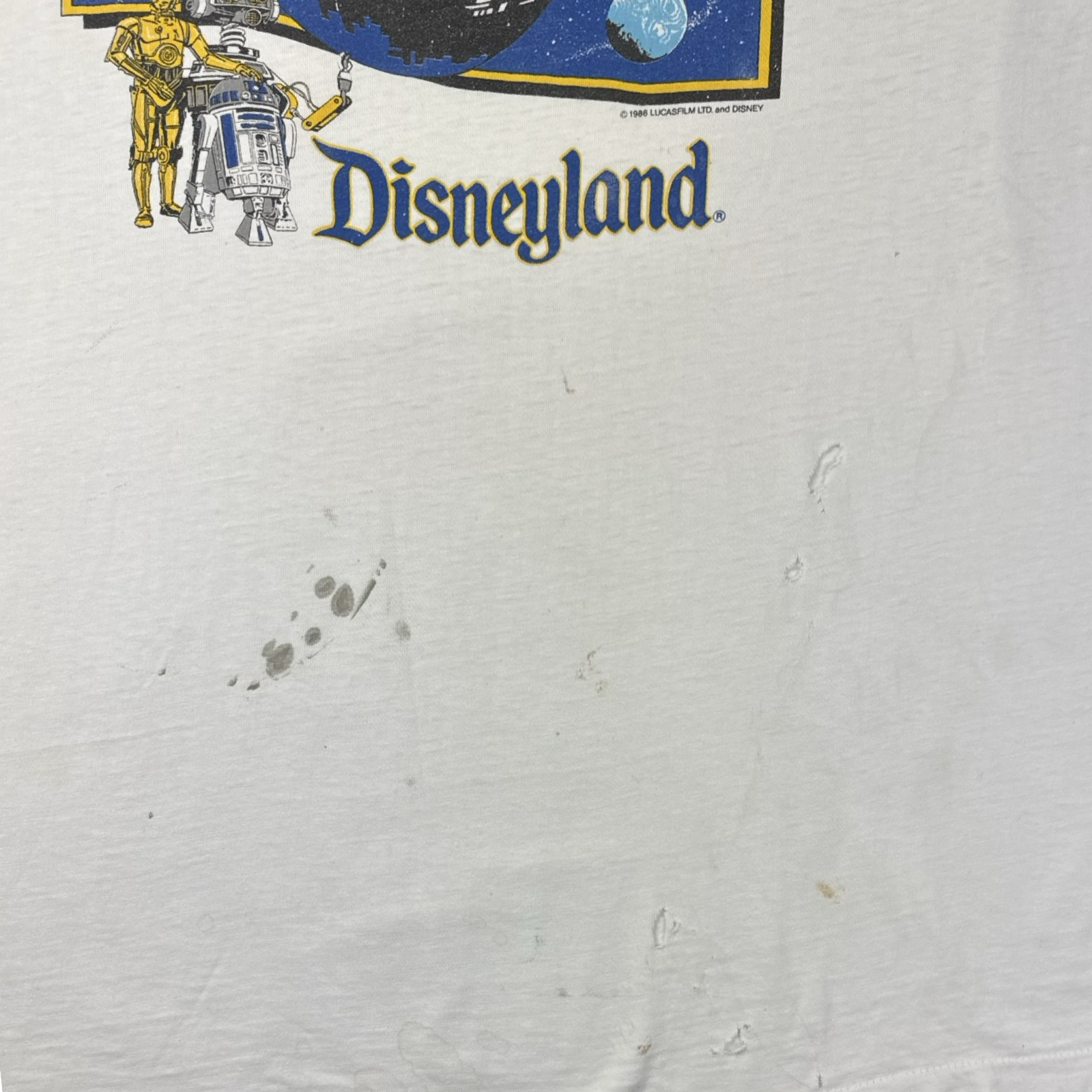 1986 Star Wars ‘Star Tours’ Disneyland Distressed T-Shirt
