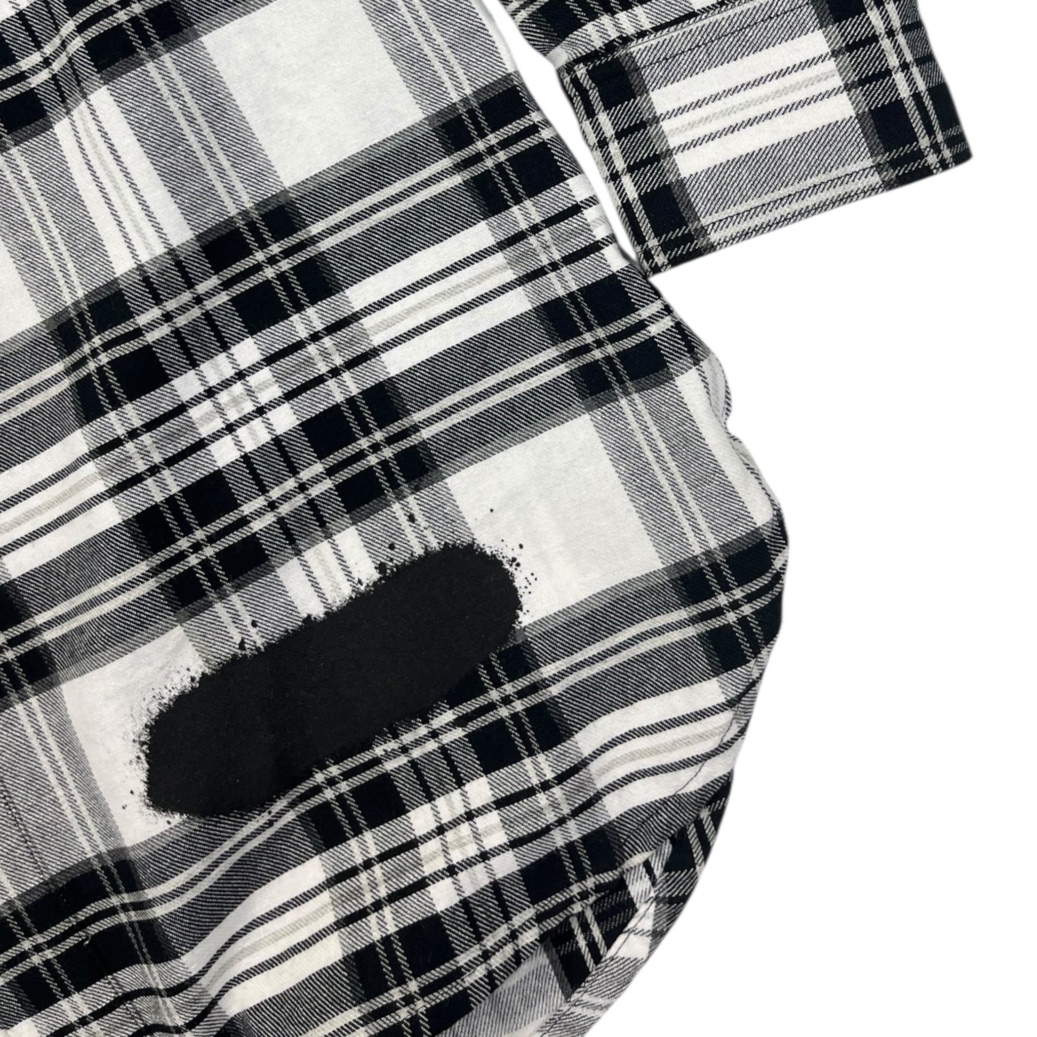 Off-White Spraypaint Flannel Black/White