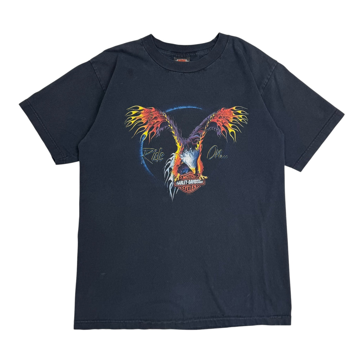 Vintage Harley Davidson Of Maui Tee Black