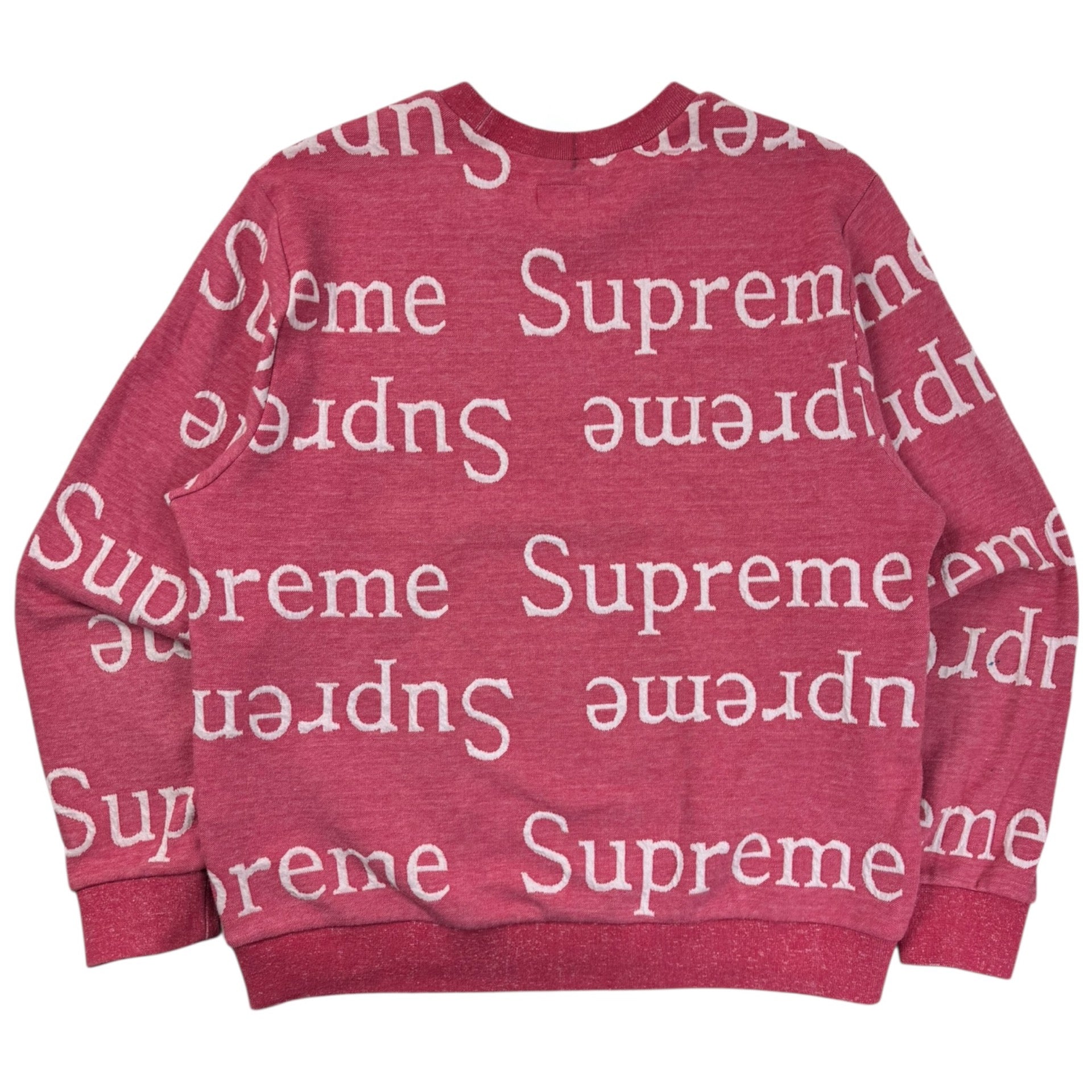 Supreme Jacquard Logo Crewneck