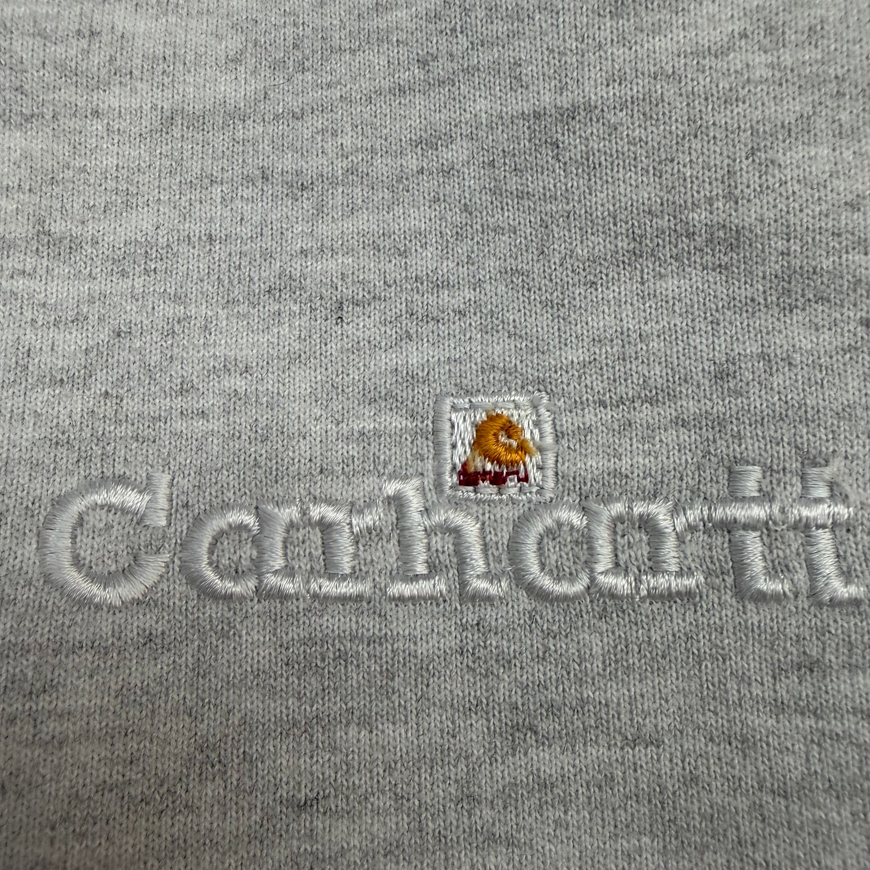 Vintage Carhartt Embroidered Crewneck Heather Grey