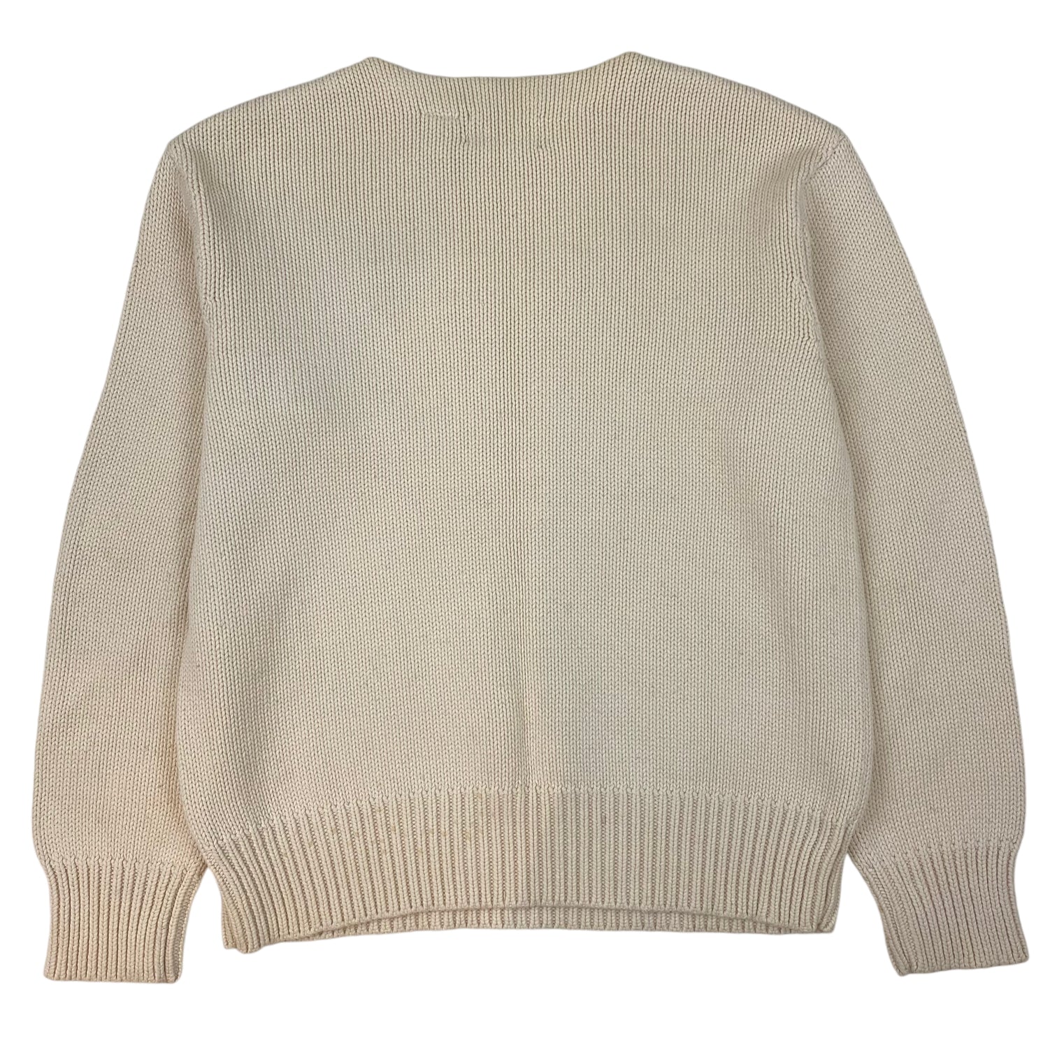 Vintage Polo Ralph Lauren 1967 Cable Knit Sweater Cream