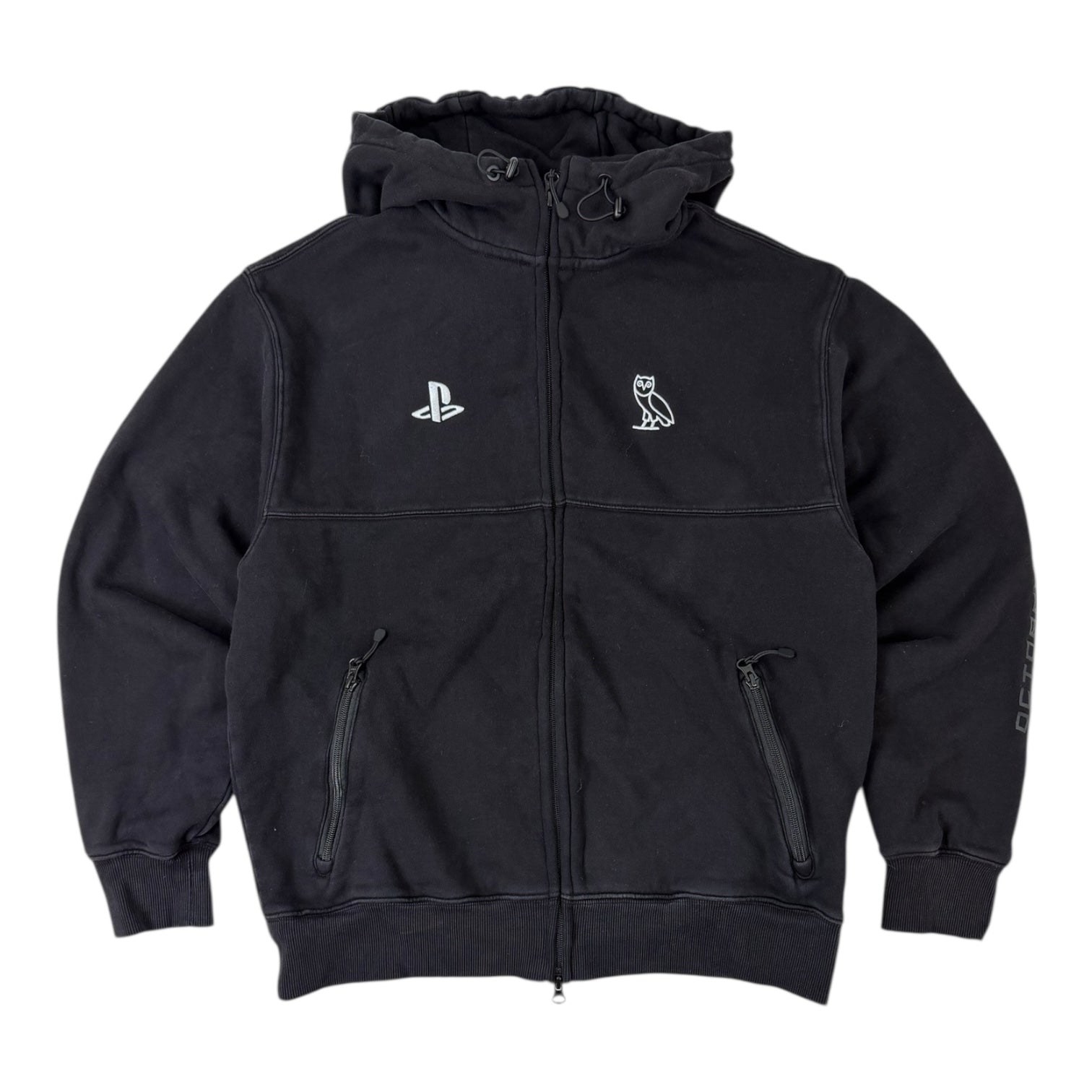 OVO x PlayStation Zen Zip Up Hoodie Black