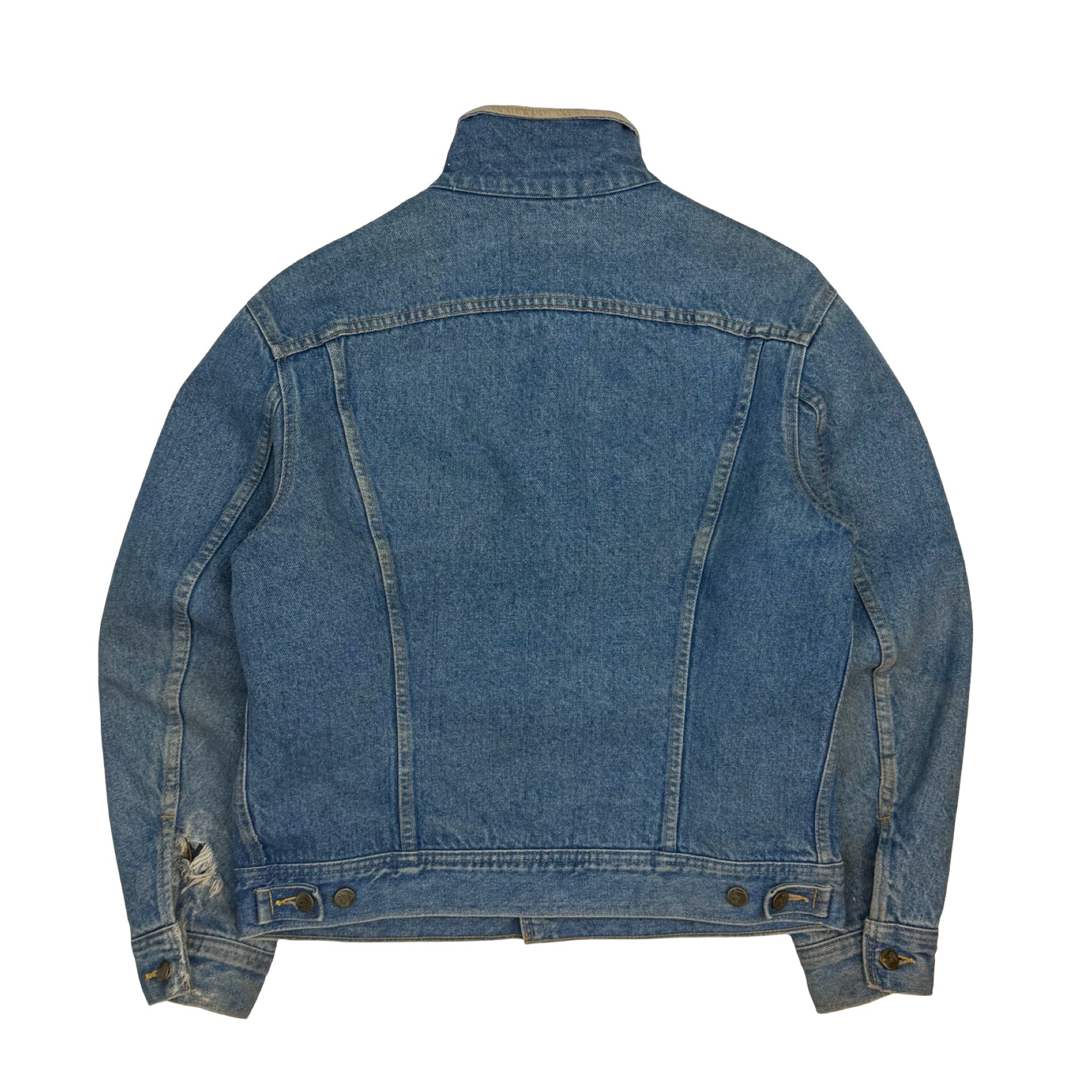Vintage Lee Storm Rider Trucker Denim Jacket Blue