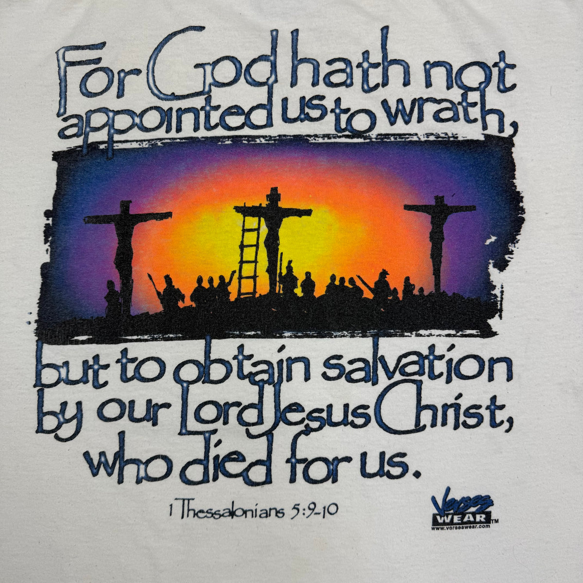 Vintage Jesus Paid It All Tee White