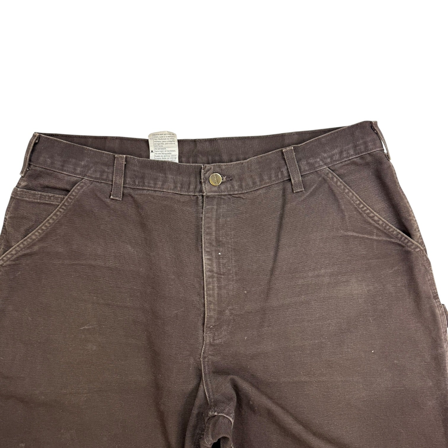 Vintage Carhartt Dungaree Pants Brown