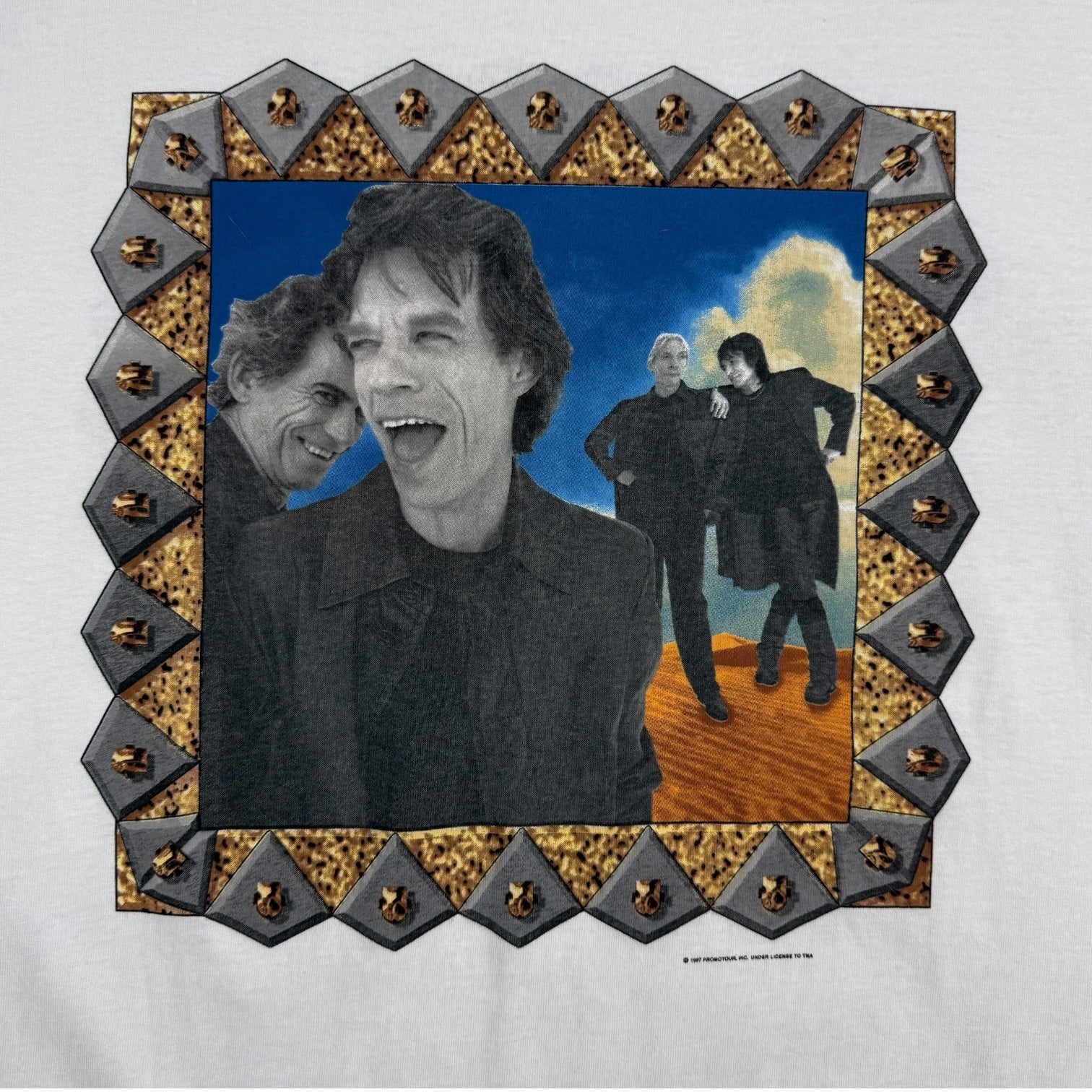 1998 Rolling Stones Bridges To Babylon Tee White