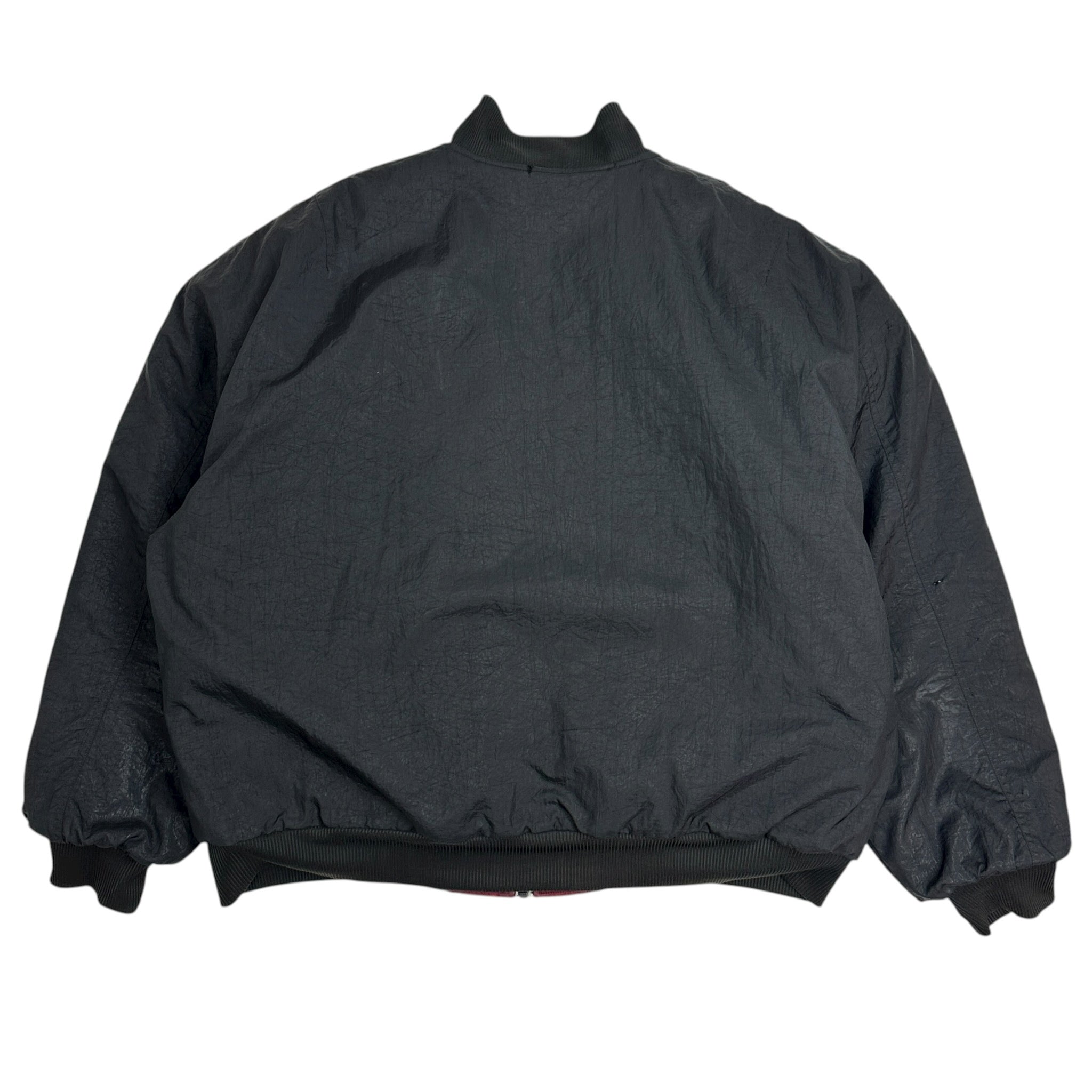 Vintage Nike Reversible Quilted Jacket Maroon/Black