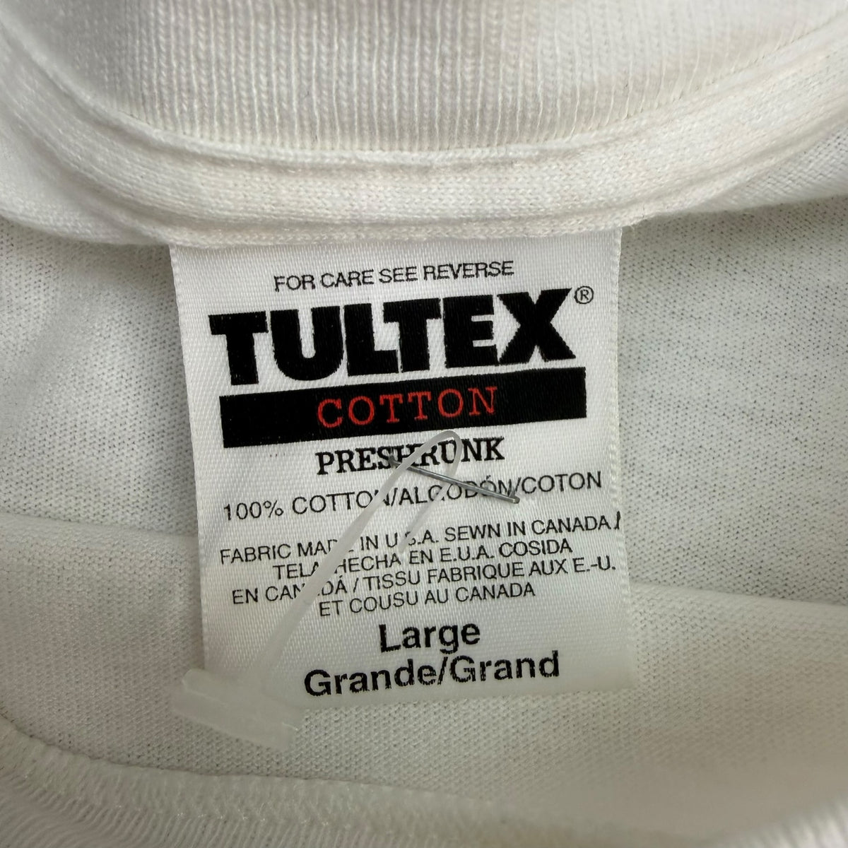 Vintage RAW Canadian Band Tee White