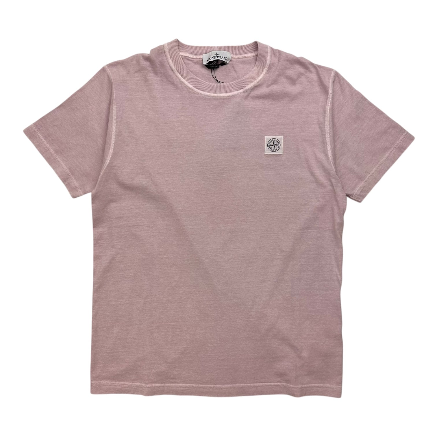 Stone Island Fissato Dye Tee Pink