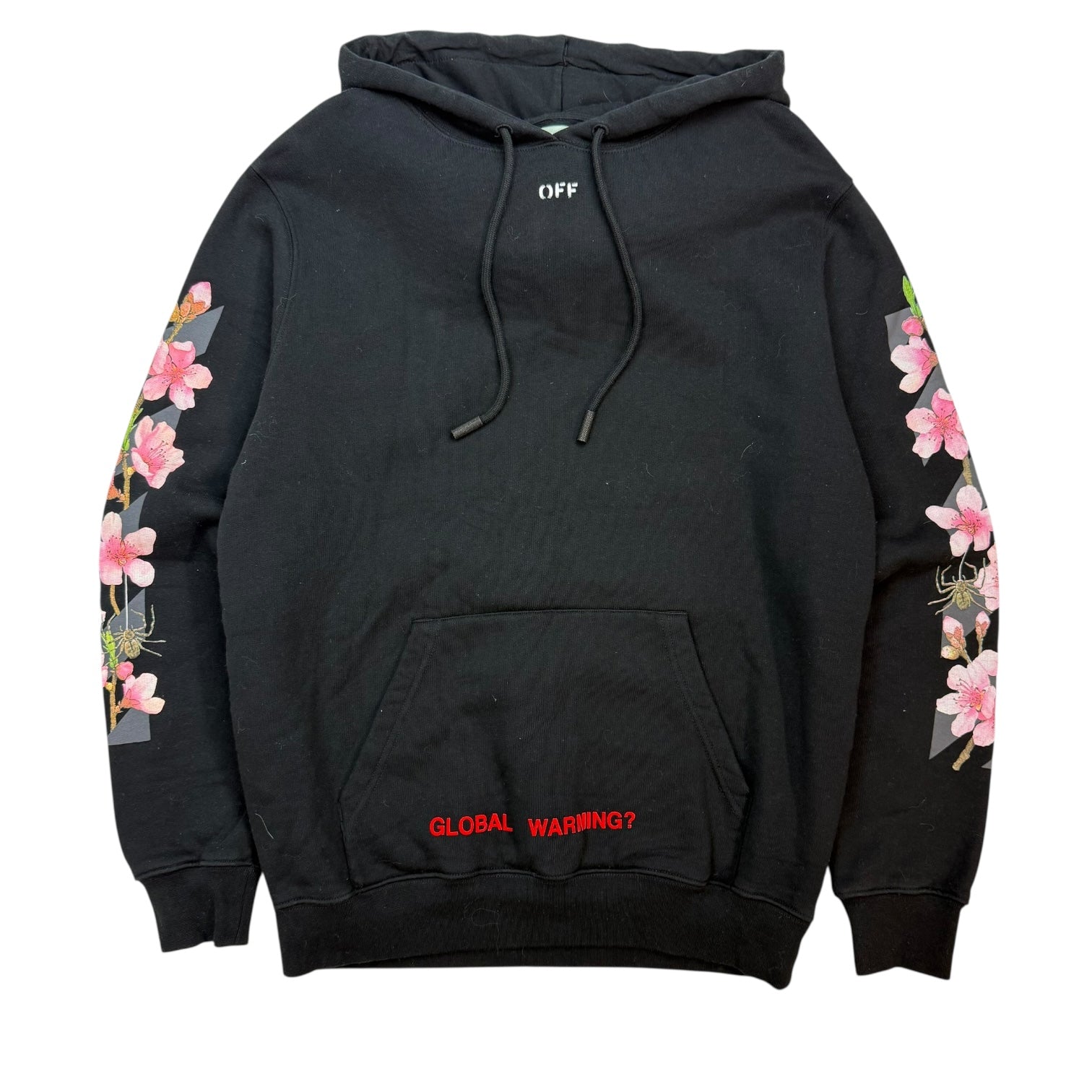 Off-White Global Warming Hoodie Black
