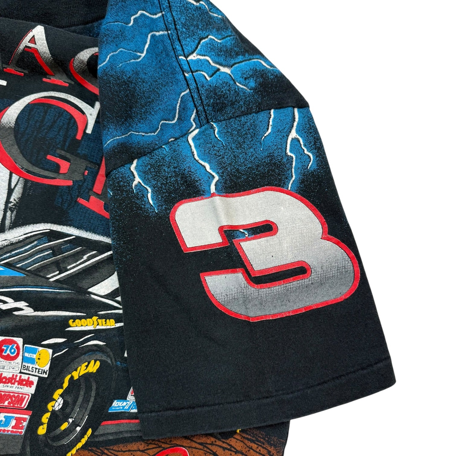 Vintage Dale Earnhardt Black Knight Tee Black