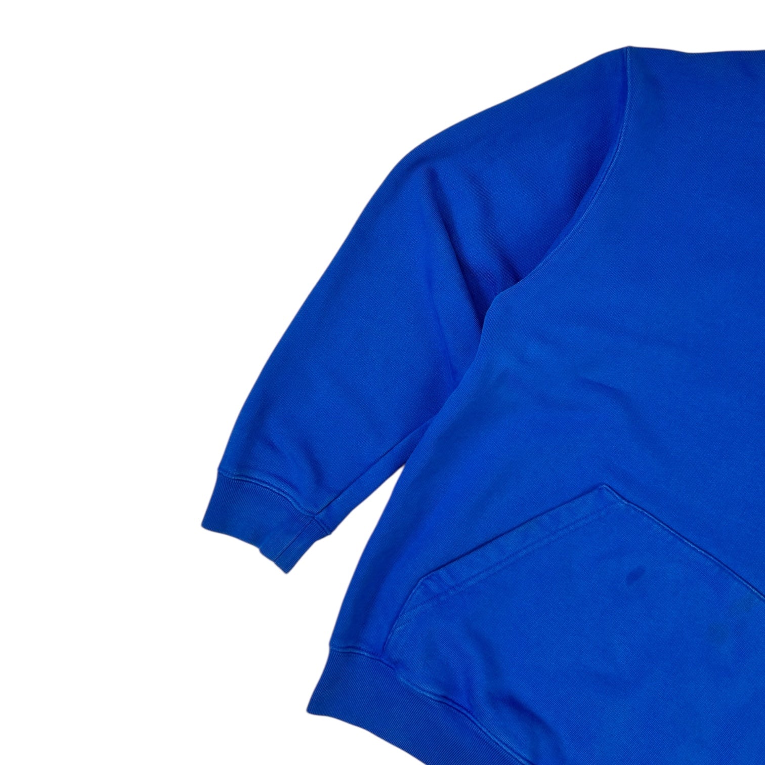 Balenciaga Back Logo Hoodie Blue