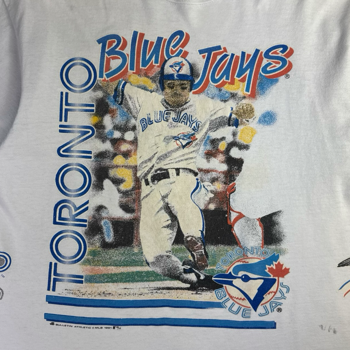 1991 Toronto Blue Jays Bulletin All Over Print MLB T-Shirt