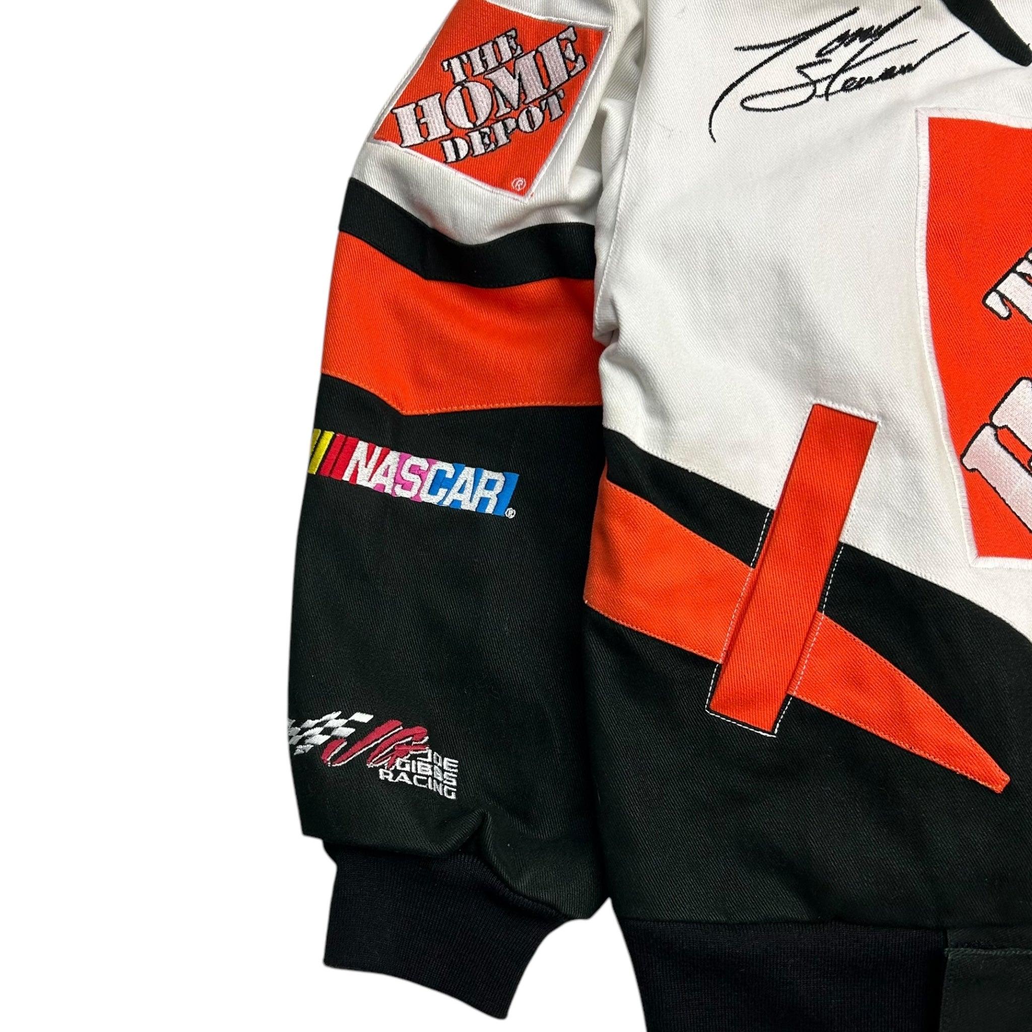 Vintage Jeff Hamilton Tony Stewart Home Depot Racing Jacket